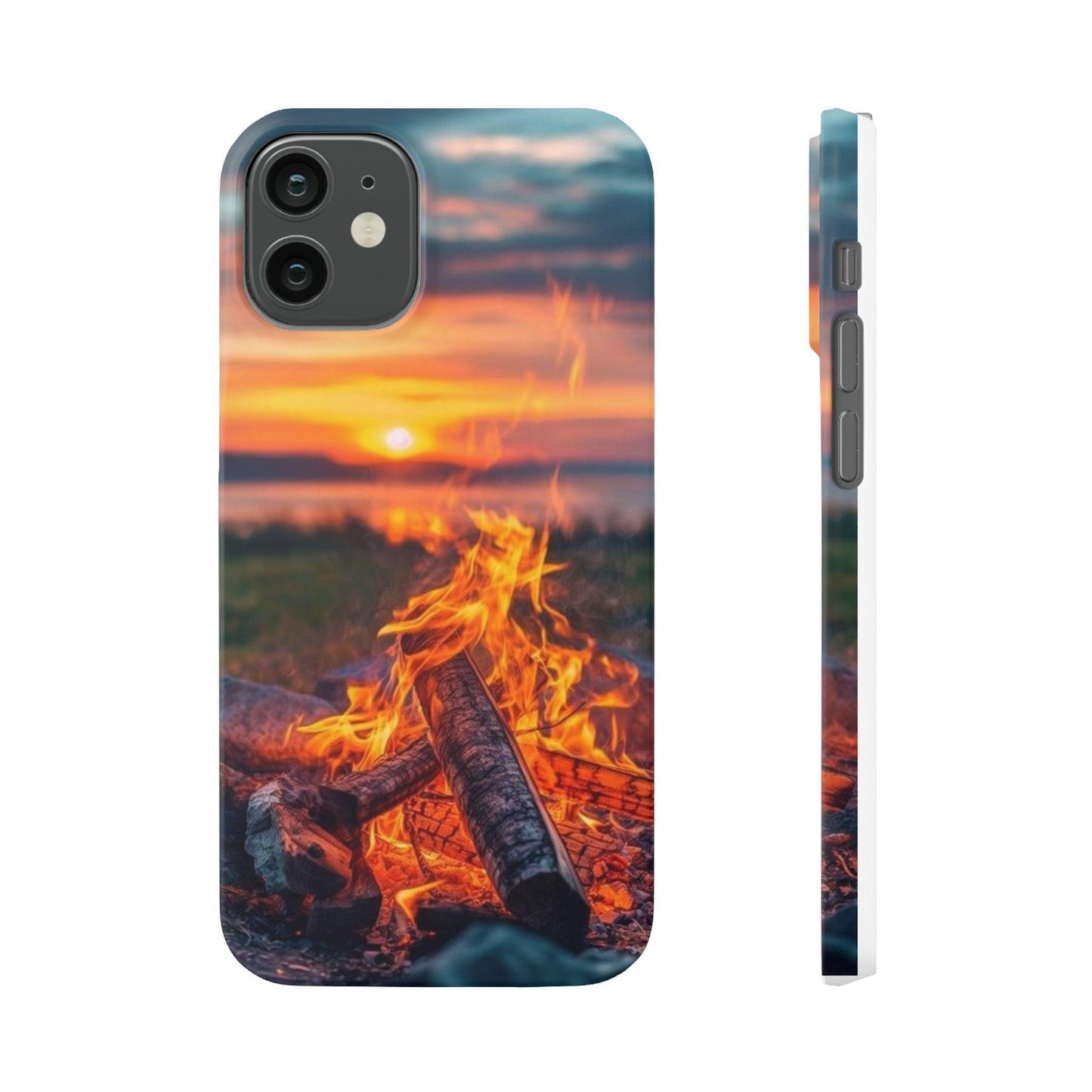 Woodland Fire Phone Case – Warmth of Nature’s Blaze on Your Device - covers4phones