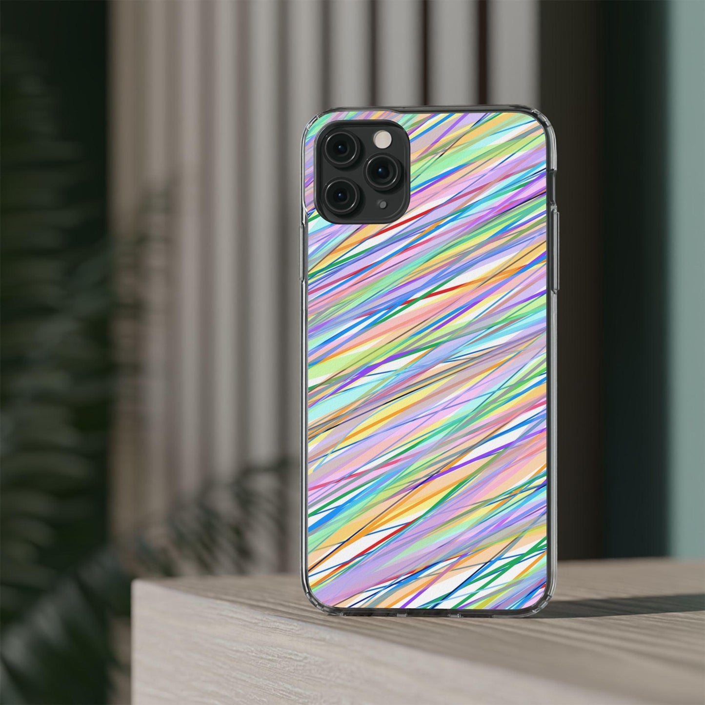 Threads Of Colors Clear Case - covers4phones
