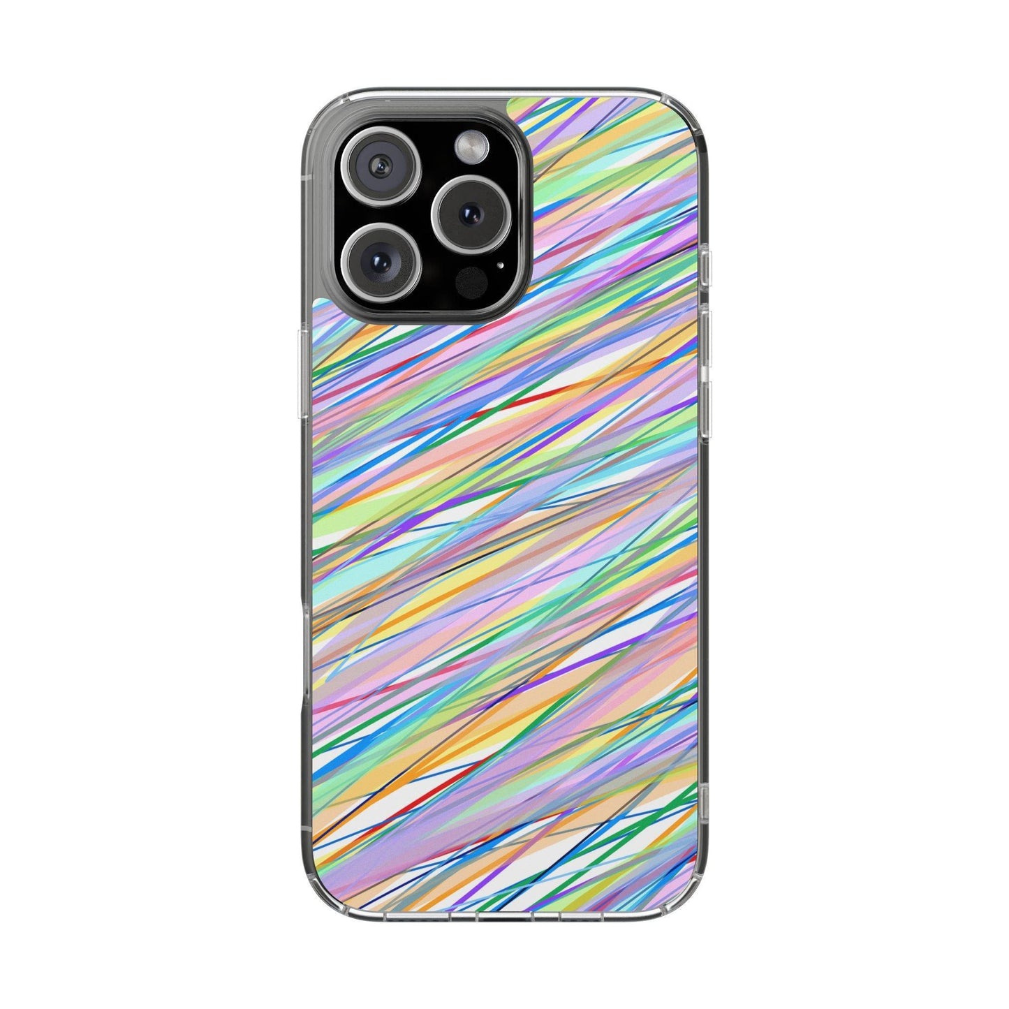 Threads Of Colors Clear Case - covers4phones