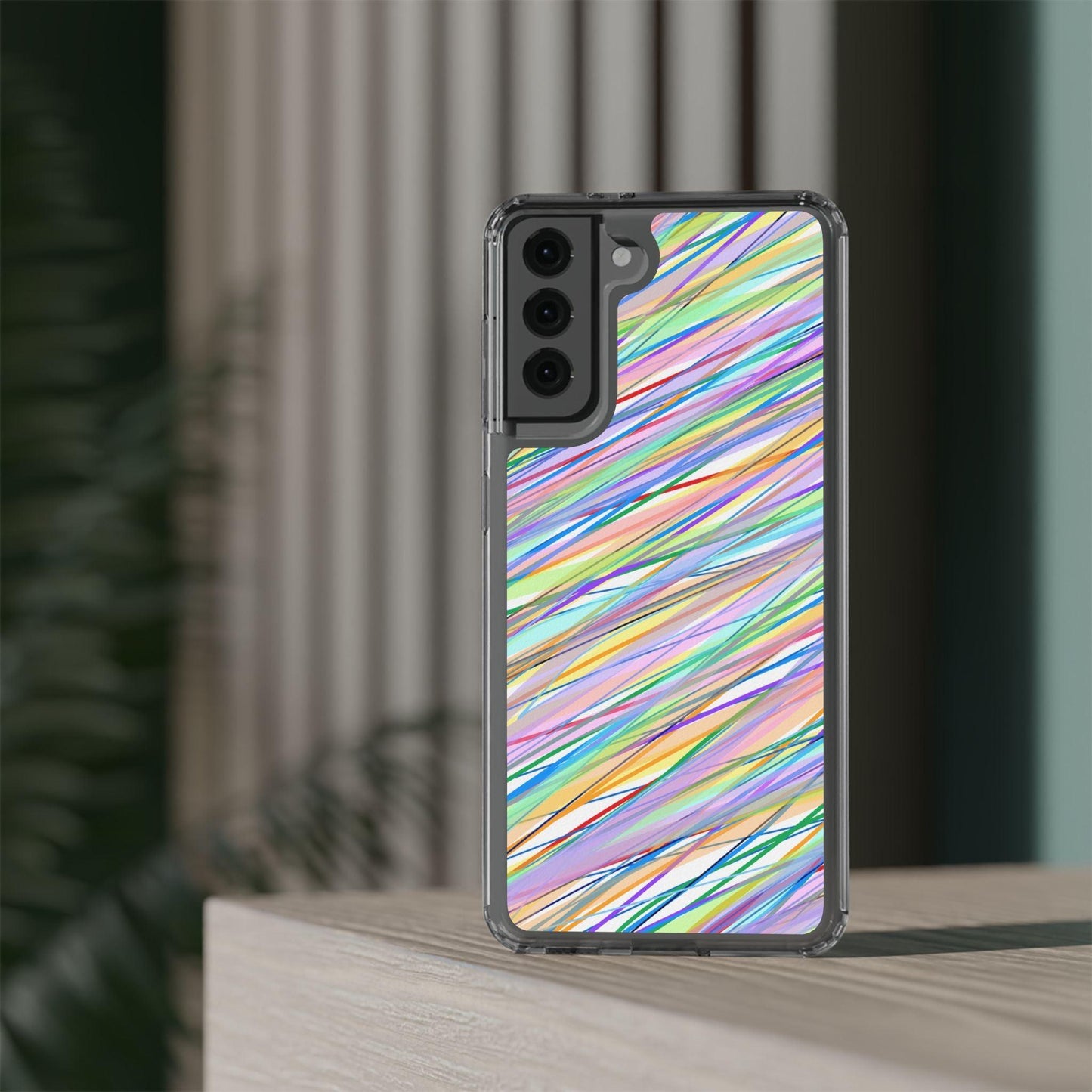 Threads Of Colors Clear Case - covers4phones