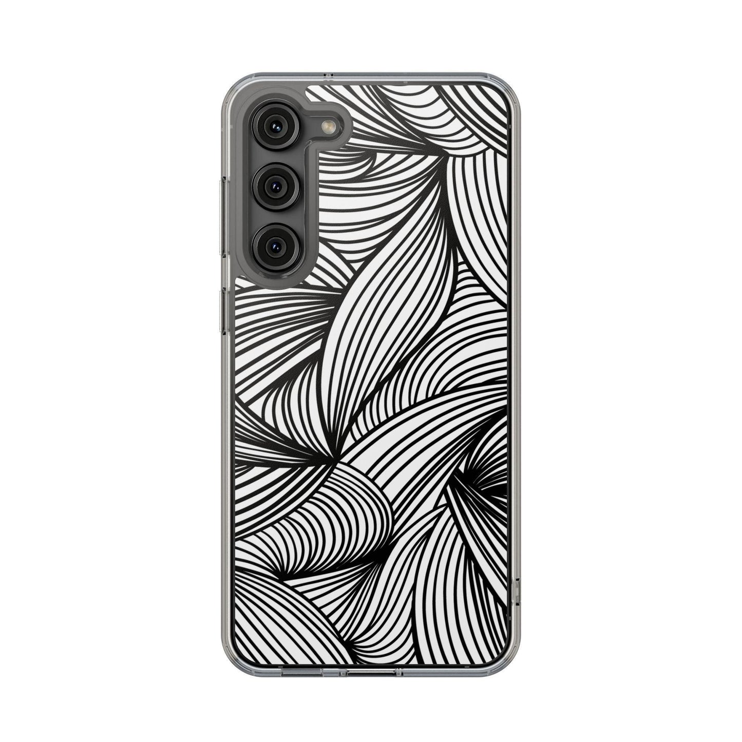 Black and White Illusion Clear Cases - covers4phones