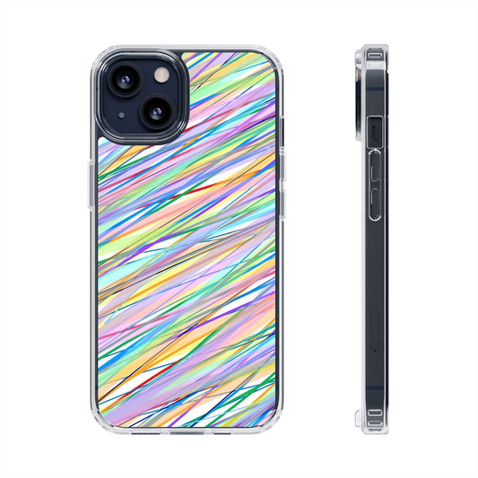 Threads Of Colors Clear Case - covers4phones
