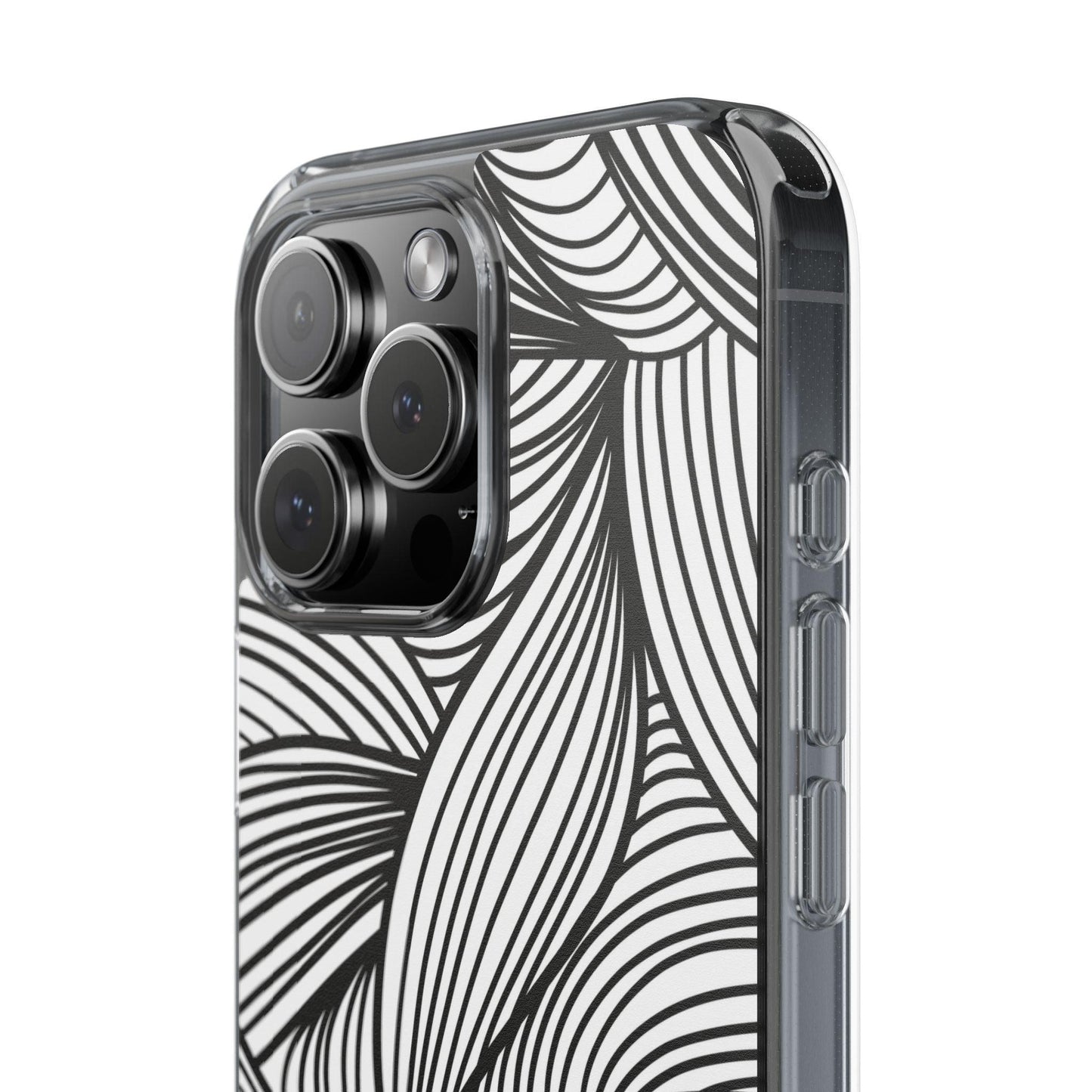 Black and White Illusion Clear Cases - covers4phones