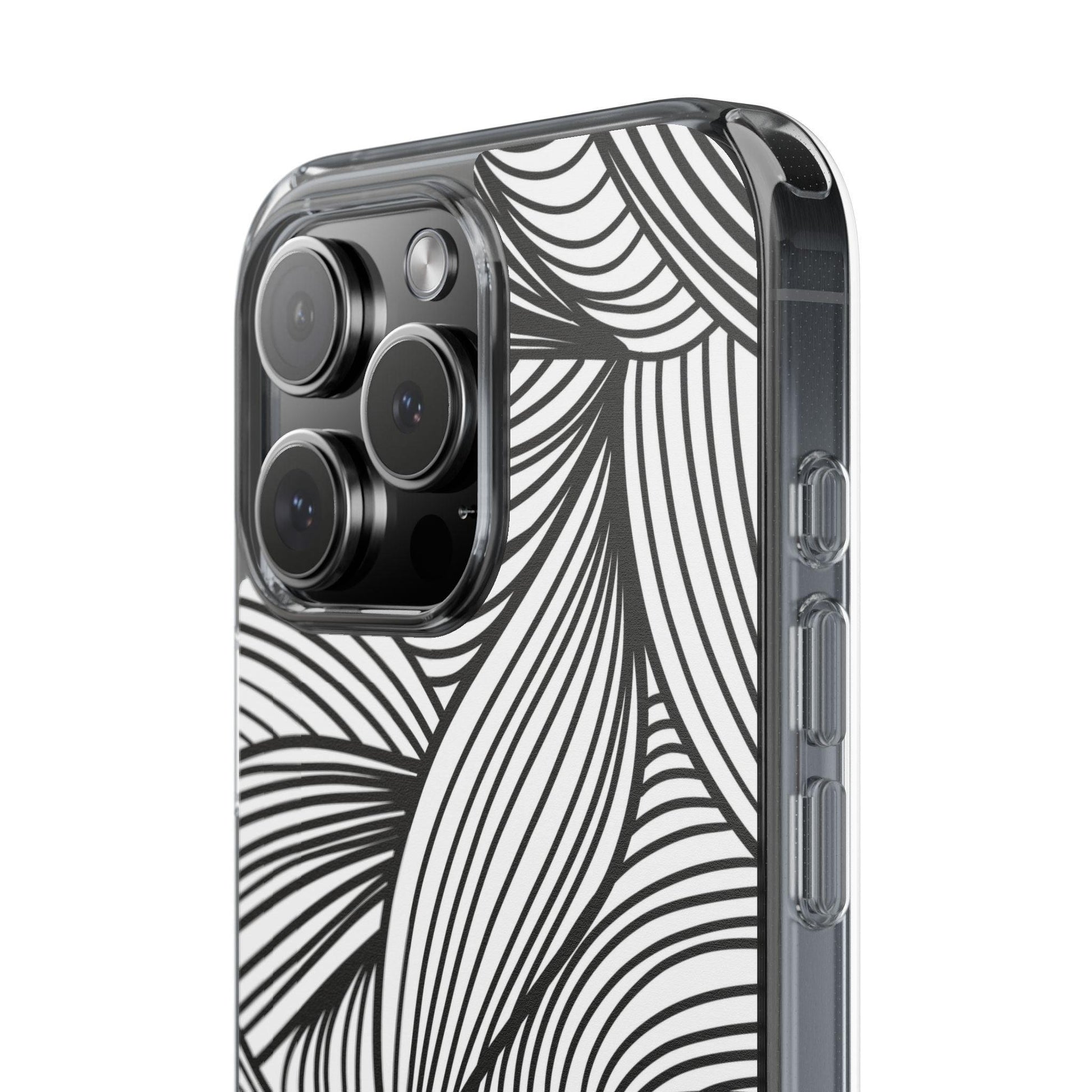 Black and White Illusion Clear Cases - covers4phones