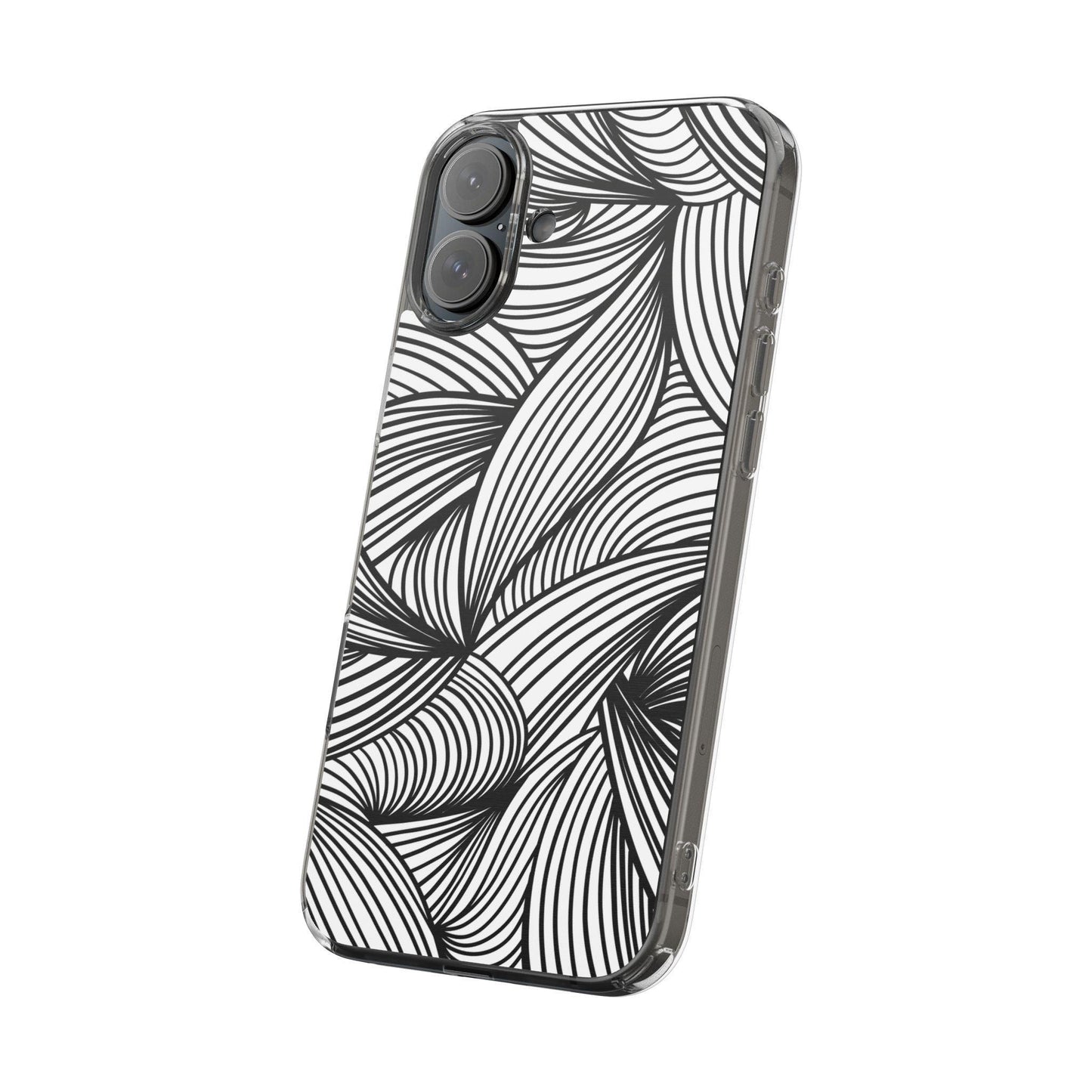 Black and White Illusion Clear Cases - covers4phones