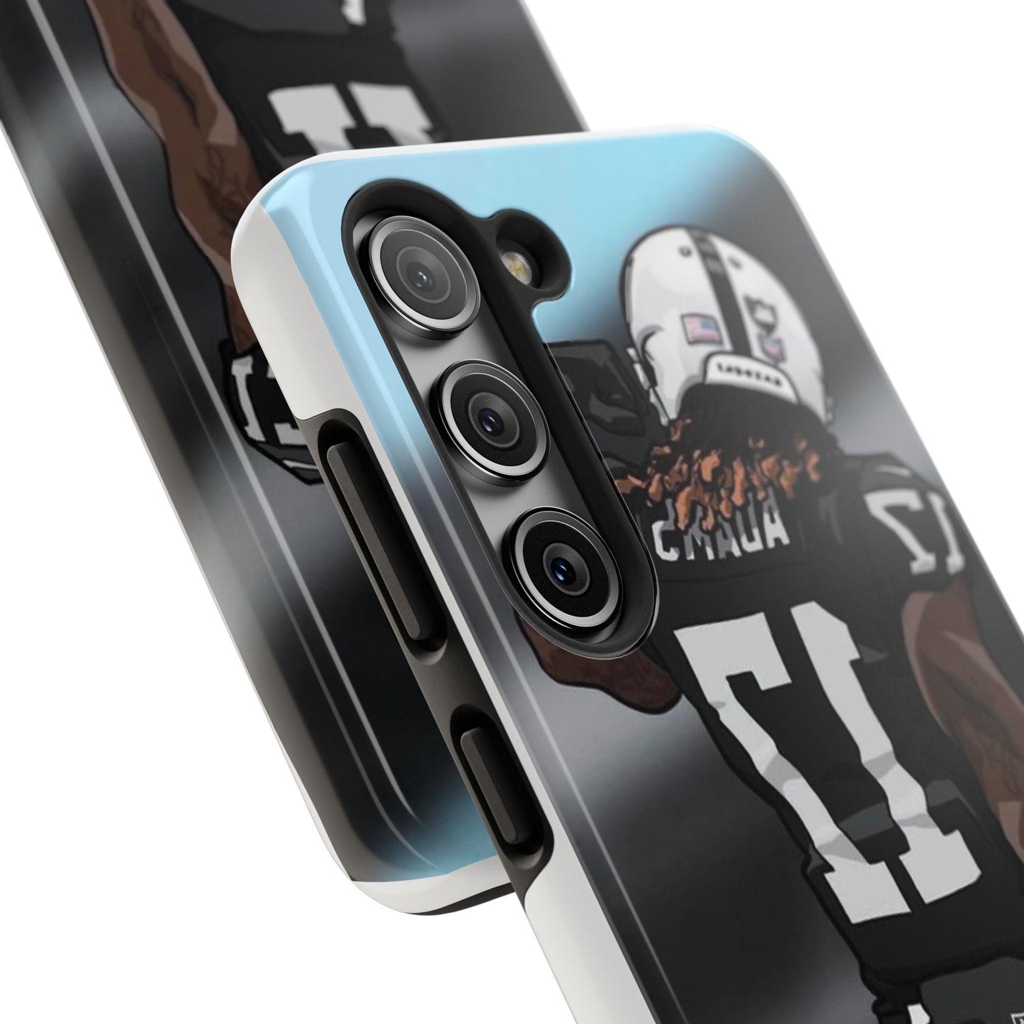 Adam 17 Player Showing Shirt Number Printed Tough Phone Case for iPhone & Samsung Galaxy - Bold Athlete Design - covers4phones