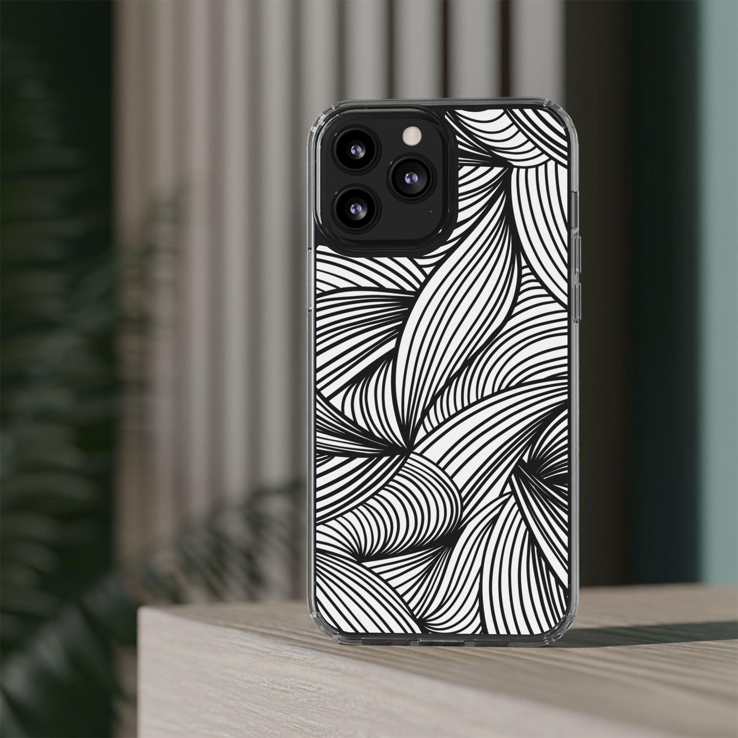 Black and White Illusion Clear Cases - covers4phones