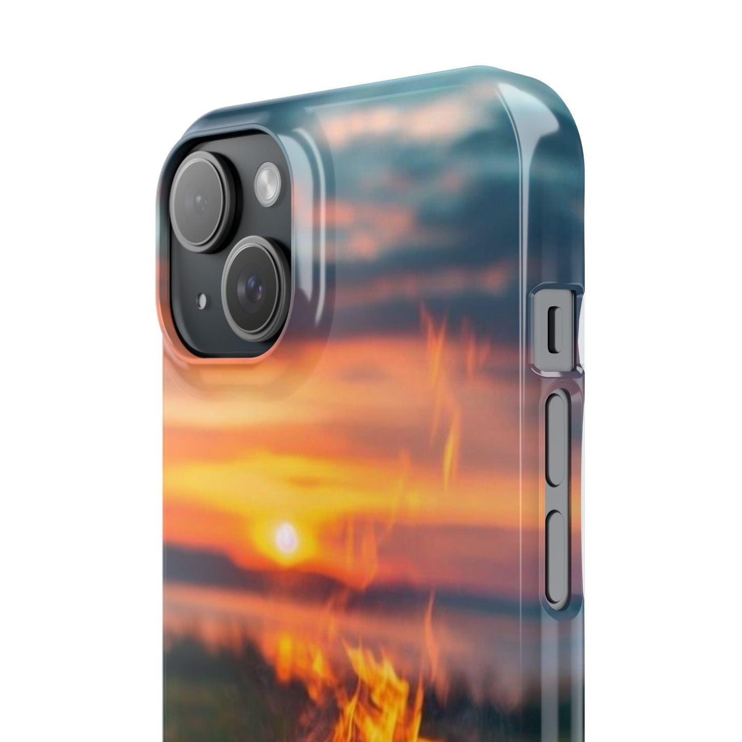 Woodland Fire Phone Case – Warmth of Nature’s Blaze on Your Device - covers4phones