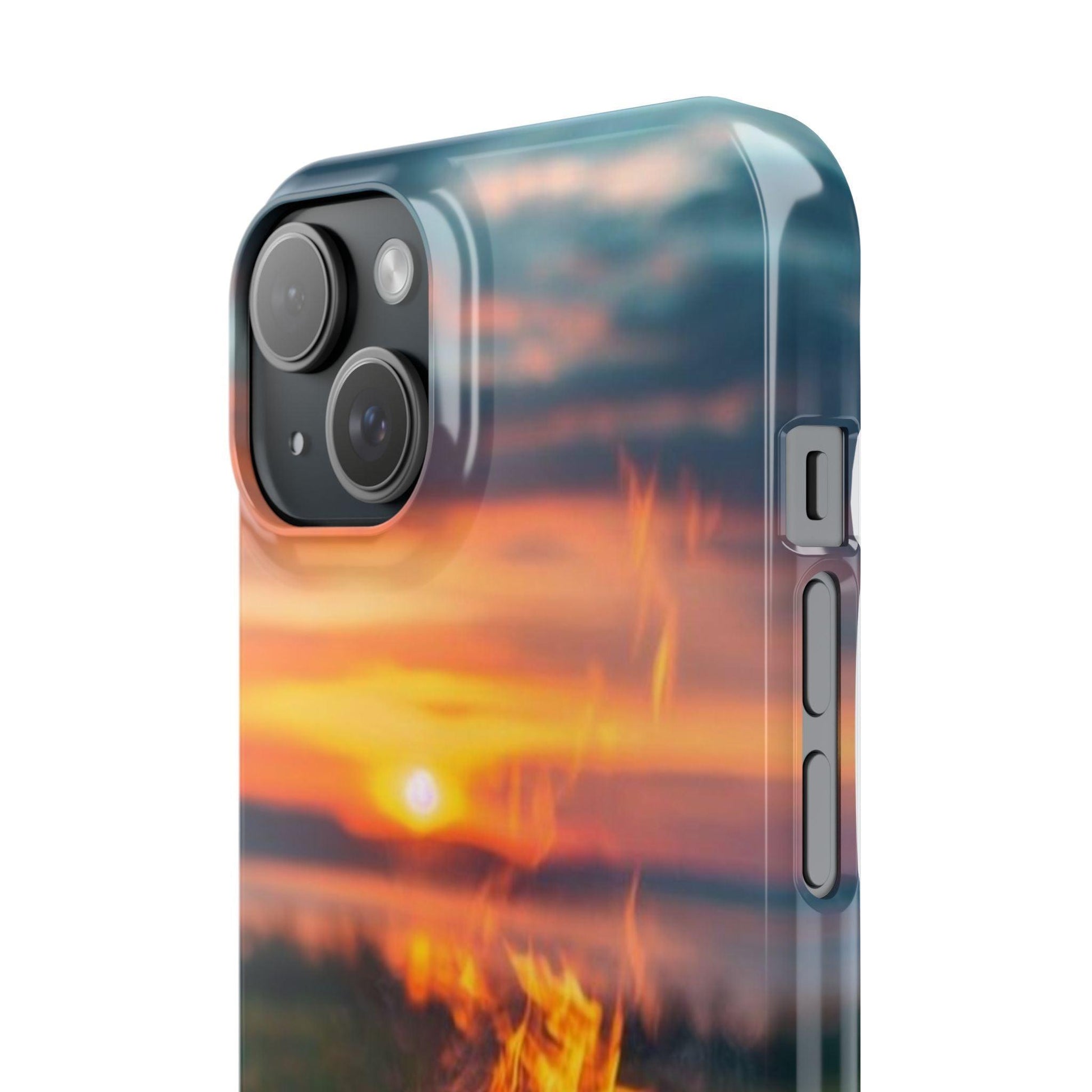 Woodland Fire Phone Case – Warmth of Nature’s Blaze on Your Device - covers4phones