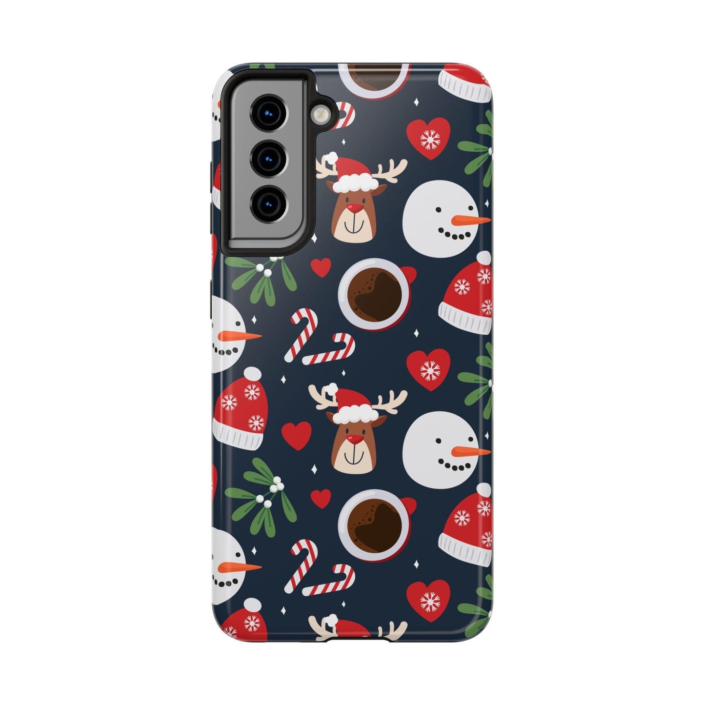 Tough Phone Cases Samsung Case - Festive Christmas Design - covers4phones