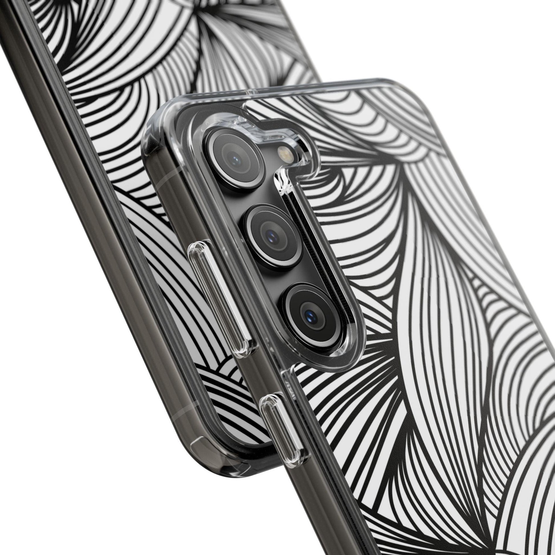 Black and White Illusion Clear Cases - covers4phones