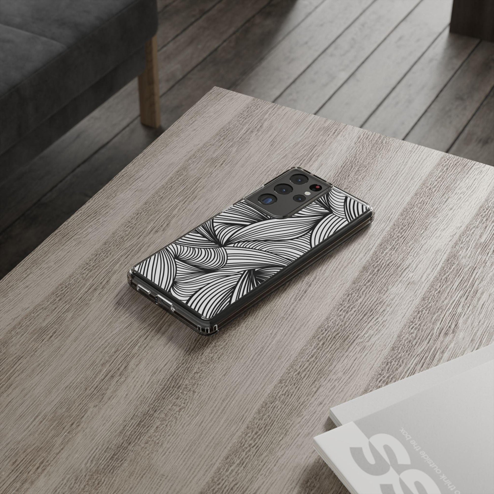 Black and White Illusion Clear Cases - covers4phones