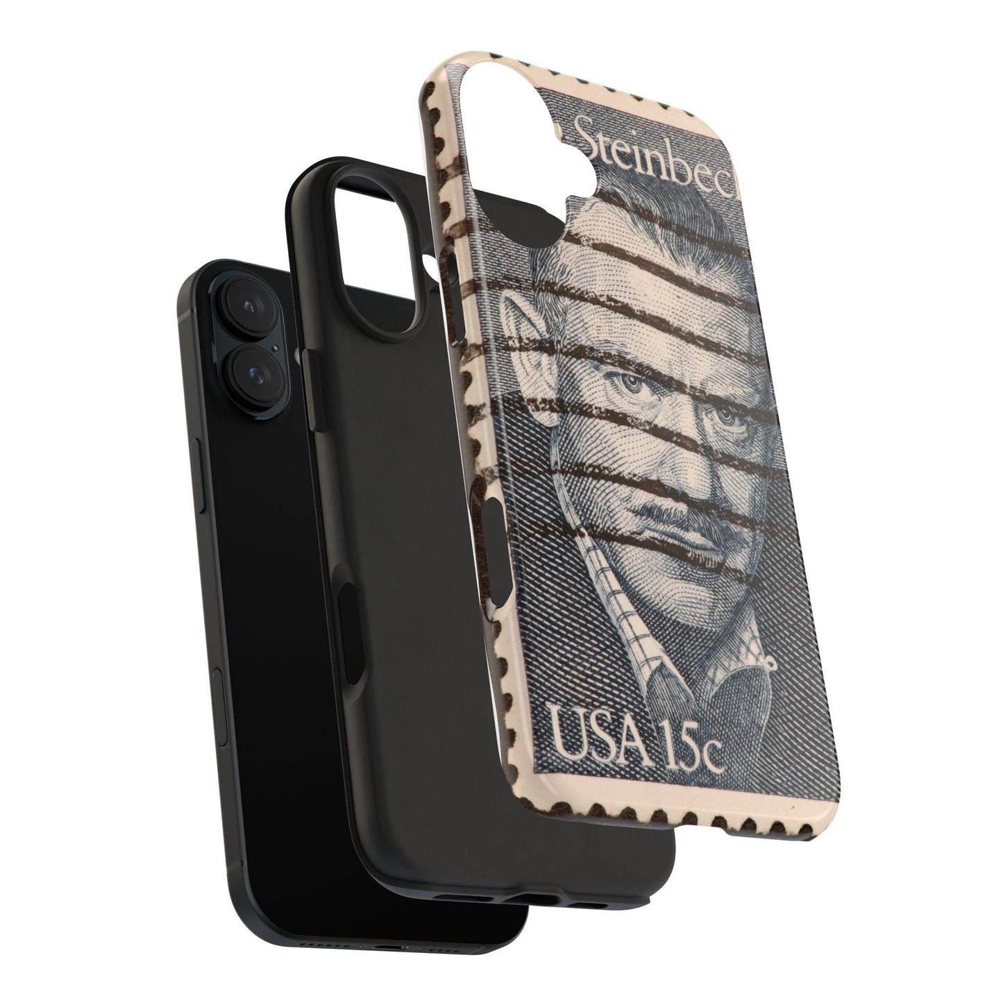 John Steinbeck USA 15c Printed Tough Phone Case for iPhone - Literary Tribute Design - covers4phones