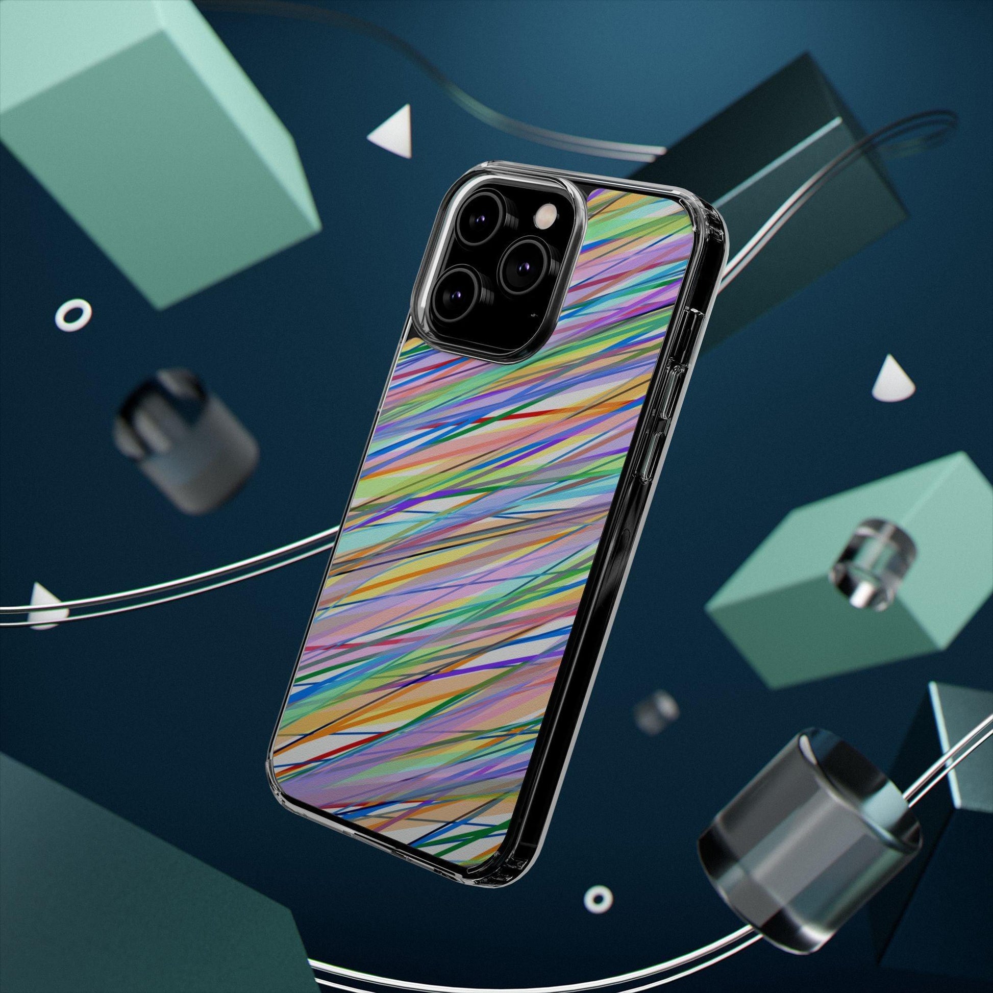 Threads Of Colors Clear Case - covers4phones