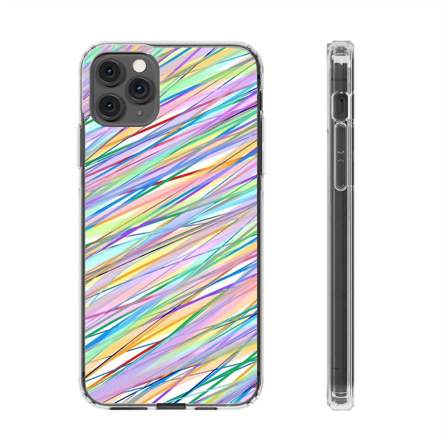 Threads Of Colors Clear Case - covers4phones
