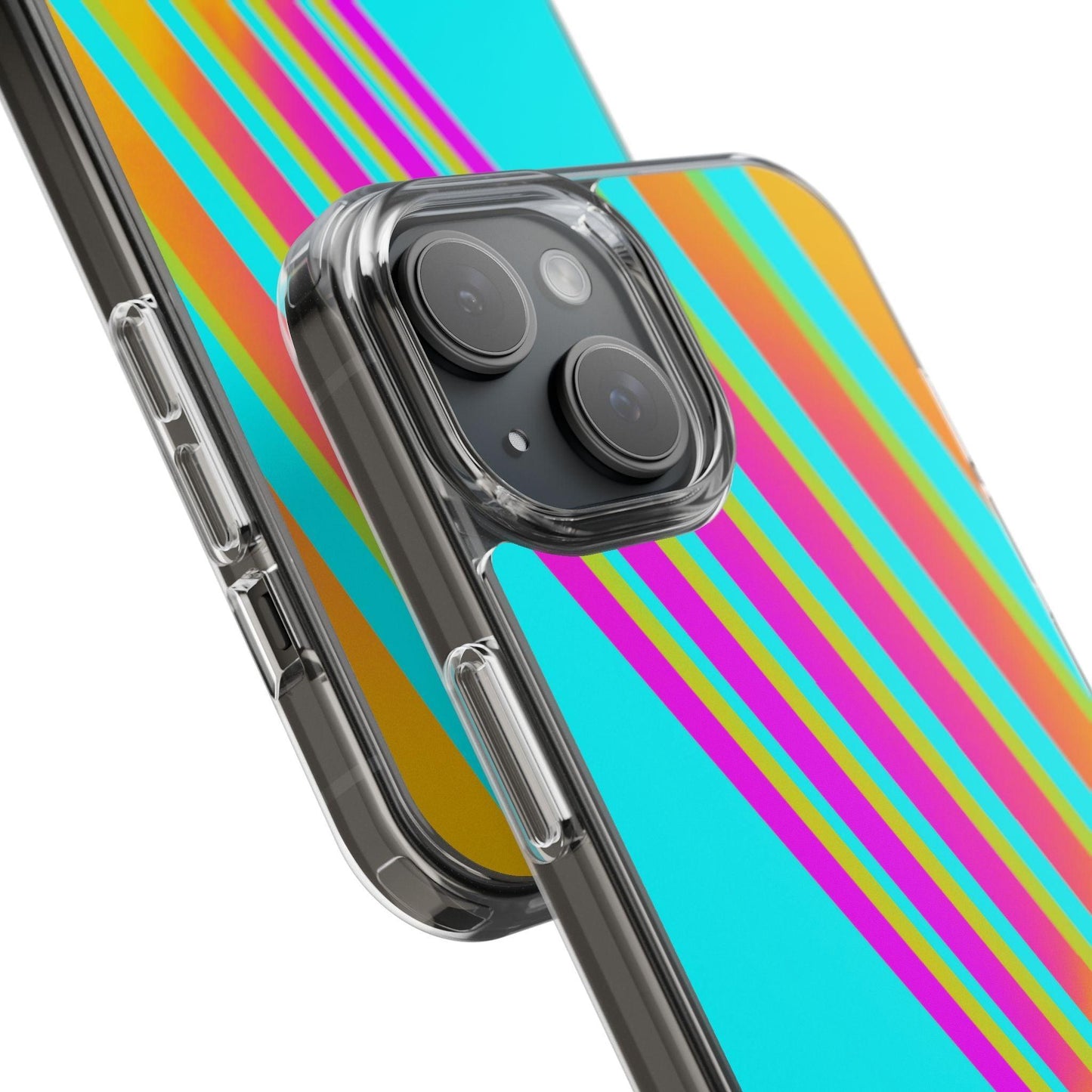 Abstract Pattern With Vibrant Color Clear Cases - covers4phones