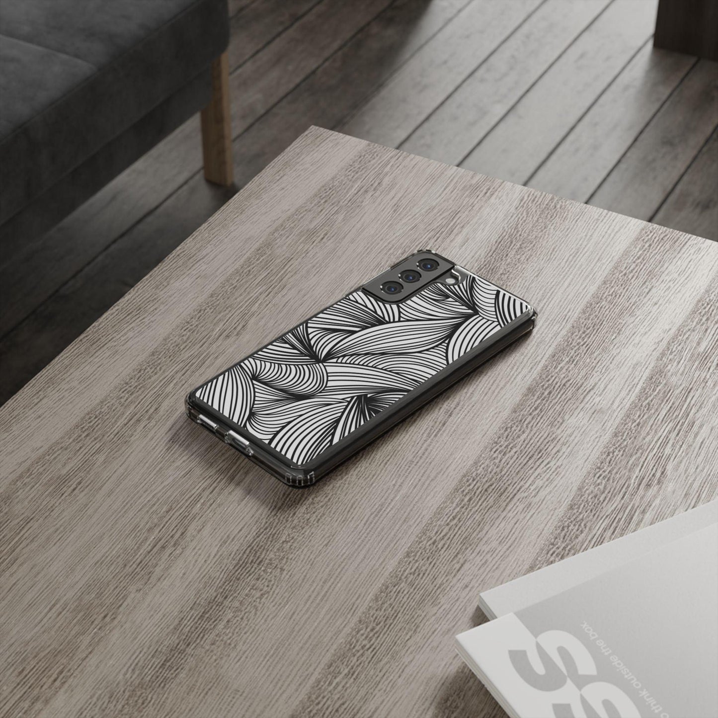 Black and White Illusion Clear Cases - covers4phones