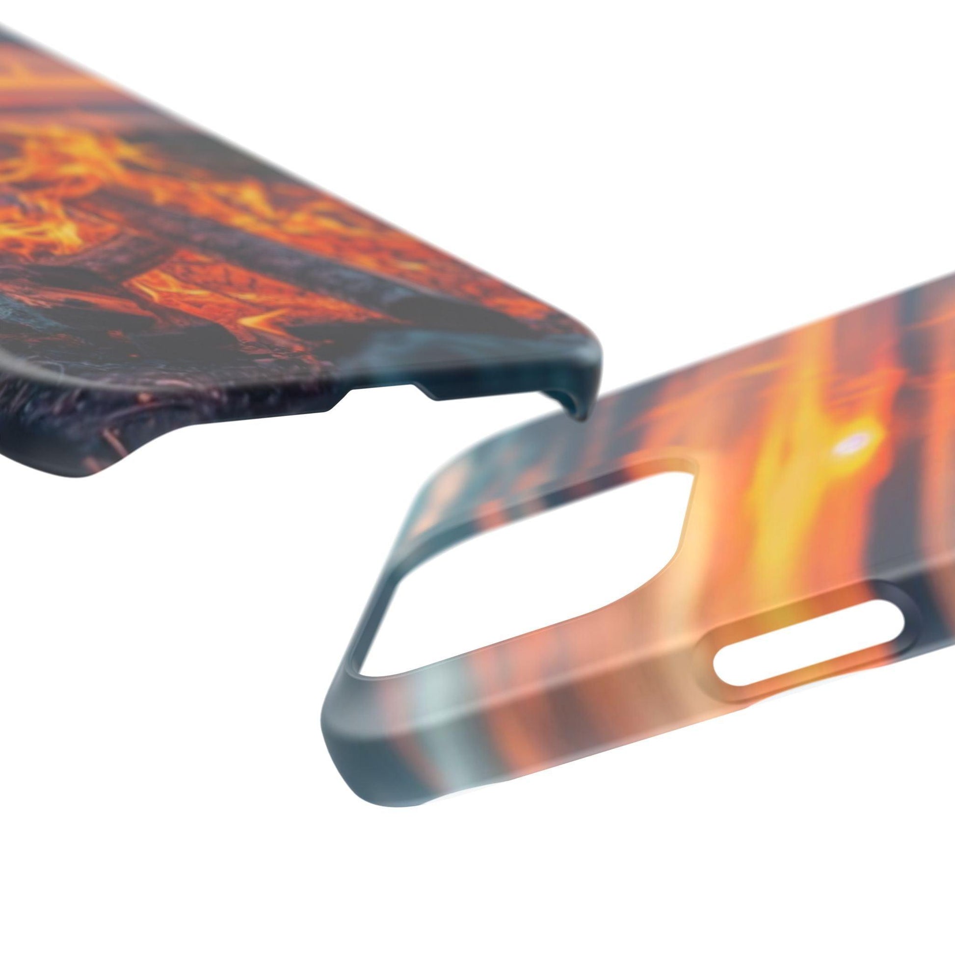 Woodland Fire Phone Case – Warmth of Nature’s Blaze on Your Device - covers4phones