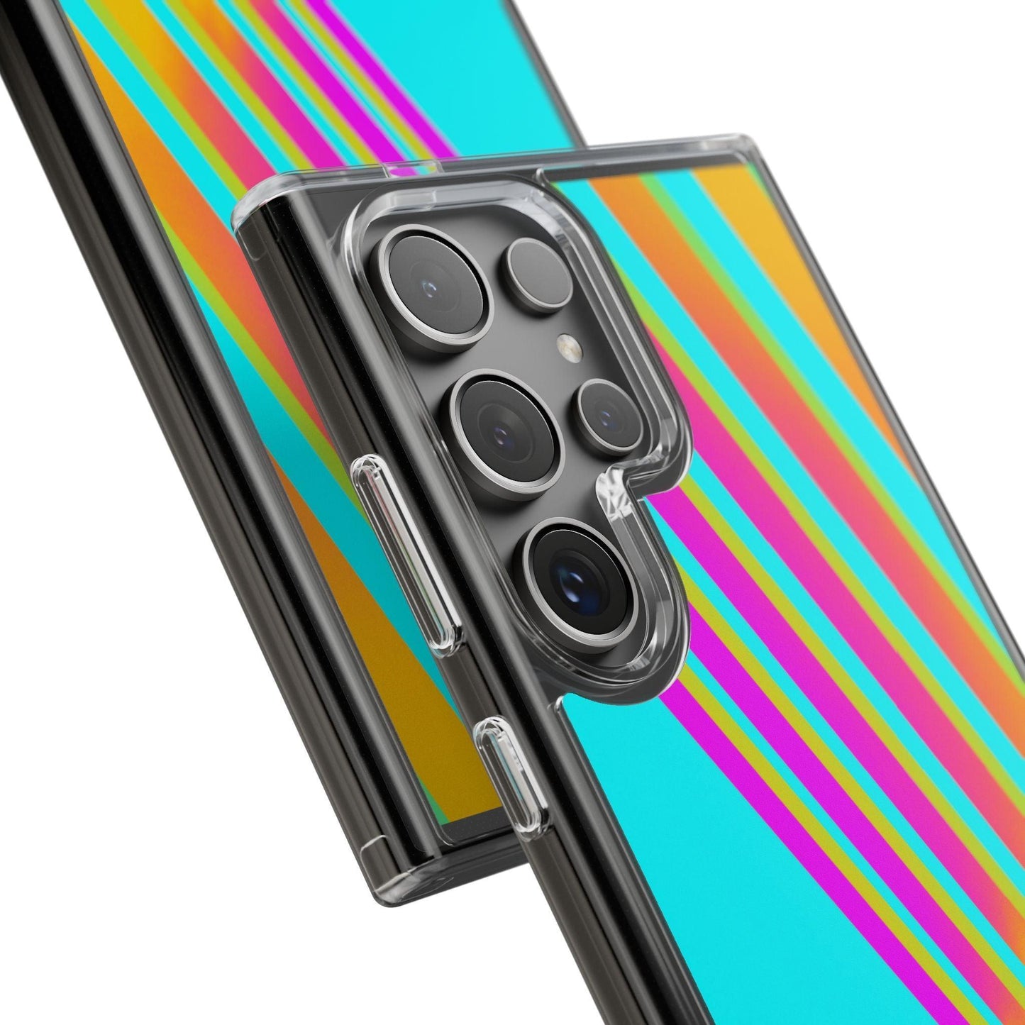 Abstract Pattern With Vibrant Color Clear Cases - covers4phones