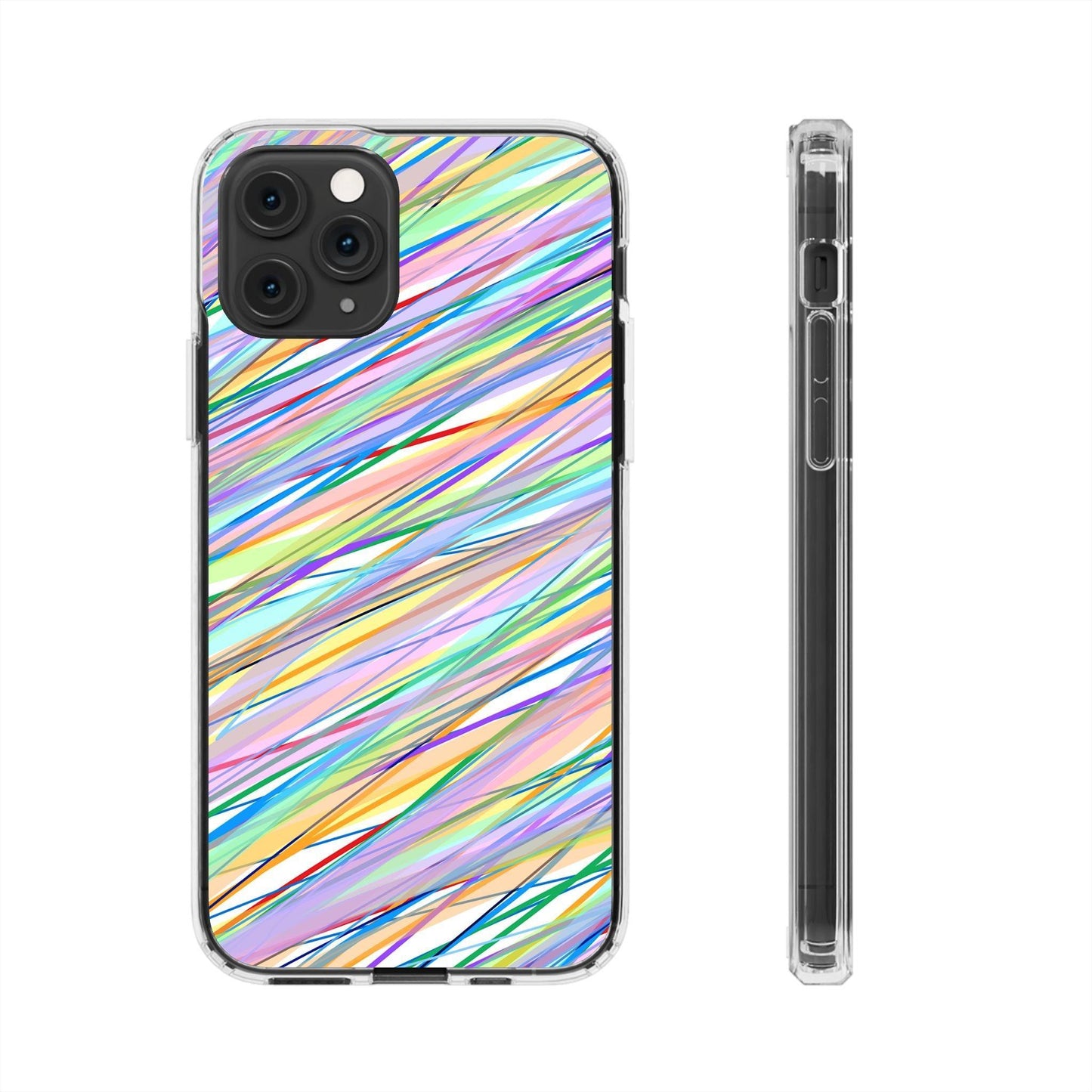 Threads Of Colors Clear Case - covers4phones
