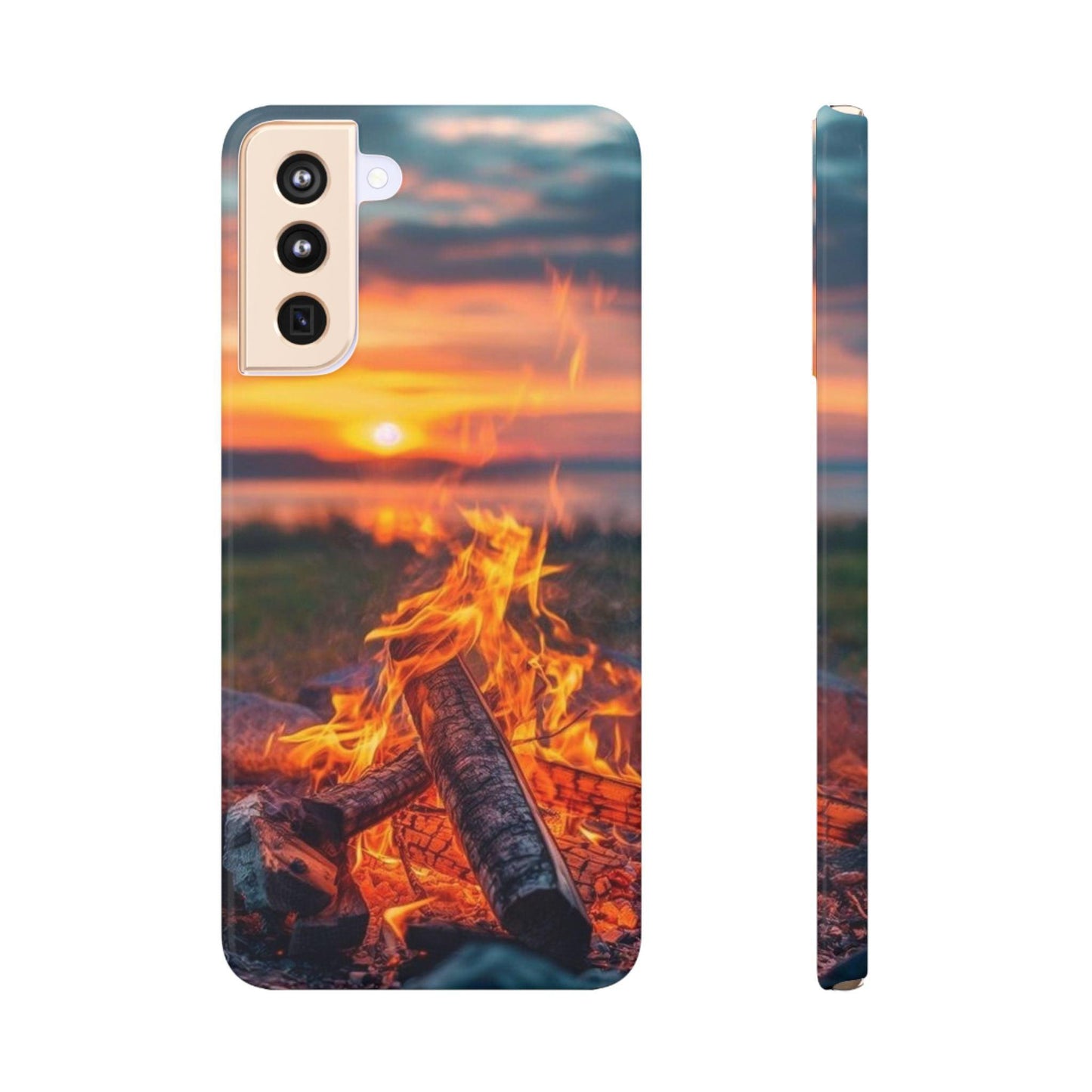 Woodland Fire Phone Case – Warmth of Nature’s Blaze on Your Device - covers4phones
