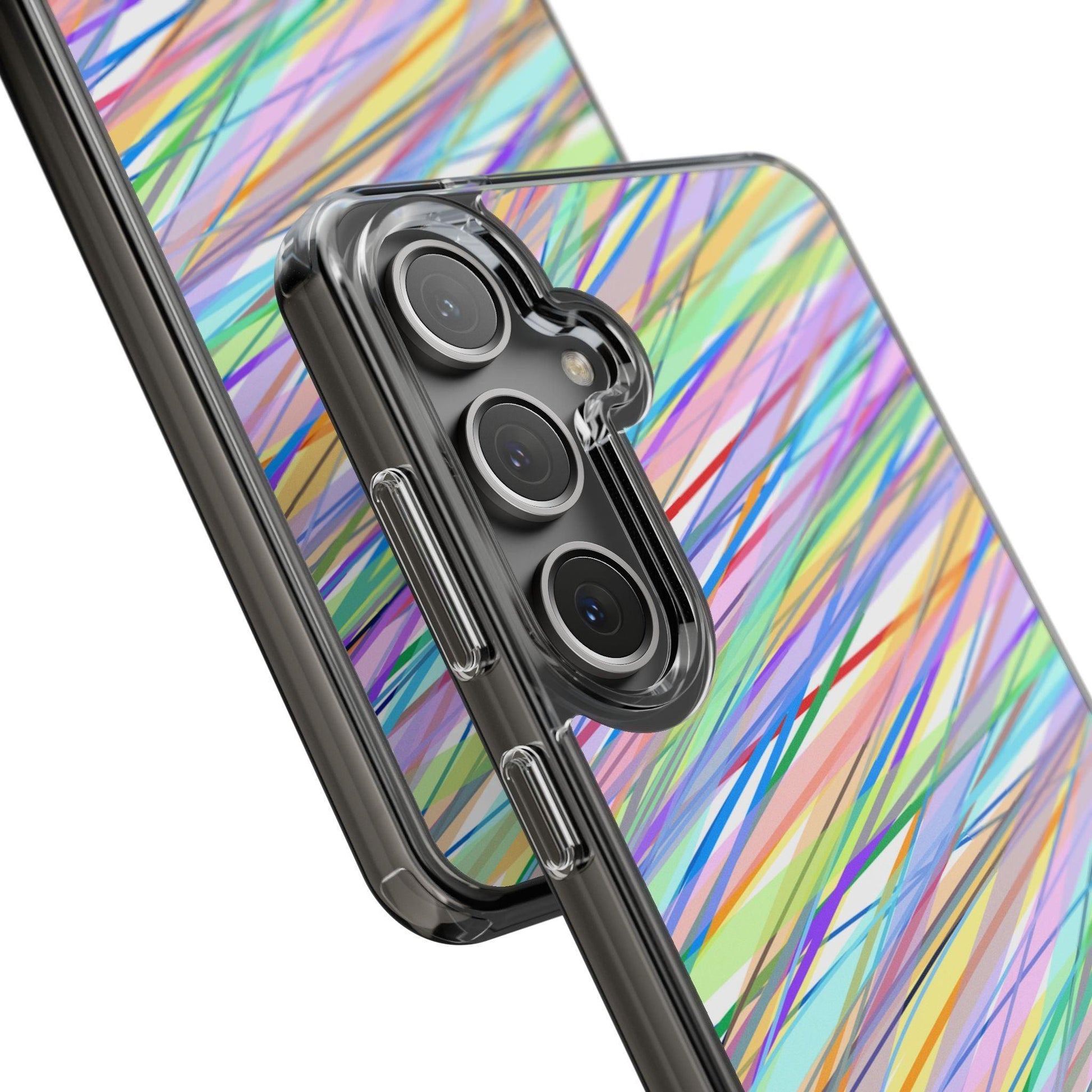 Threads Of Colors Clear Case - covers4phones