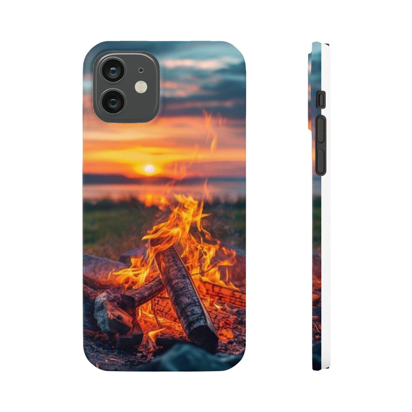 Woodland Fire Phone Case – Warmth of Nature’s Blaze on Your Device - covers4phones
