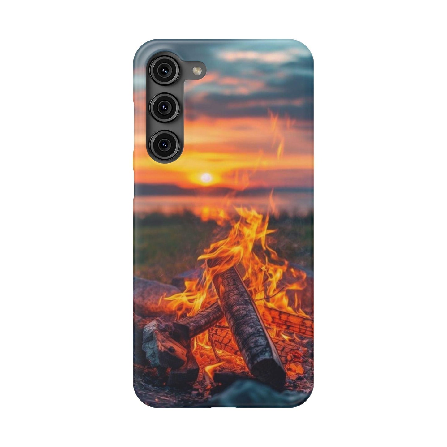 Woodland Fire Phone Case – Warmth of Nature’s Blaze on Your Device - covers4phones