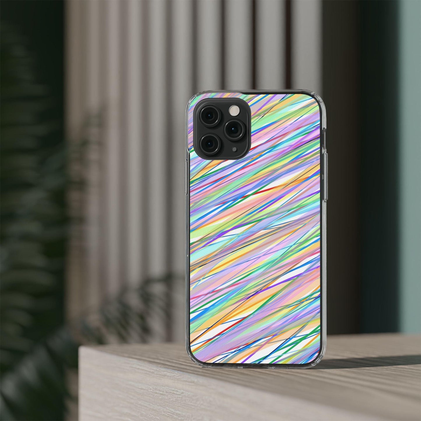 Threads Of Colors Clear Case - covers4phones