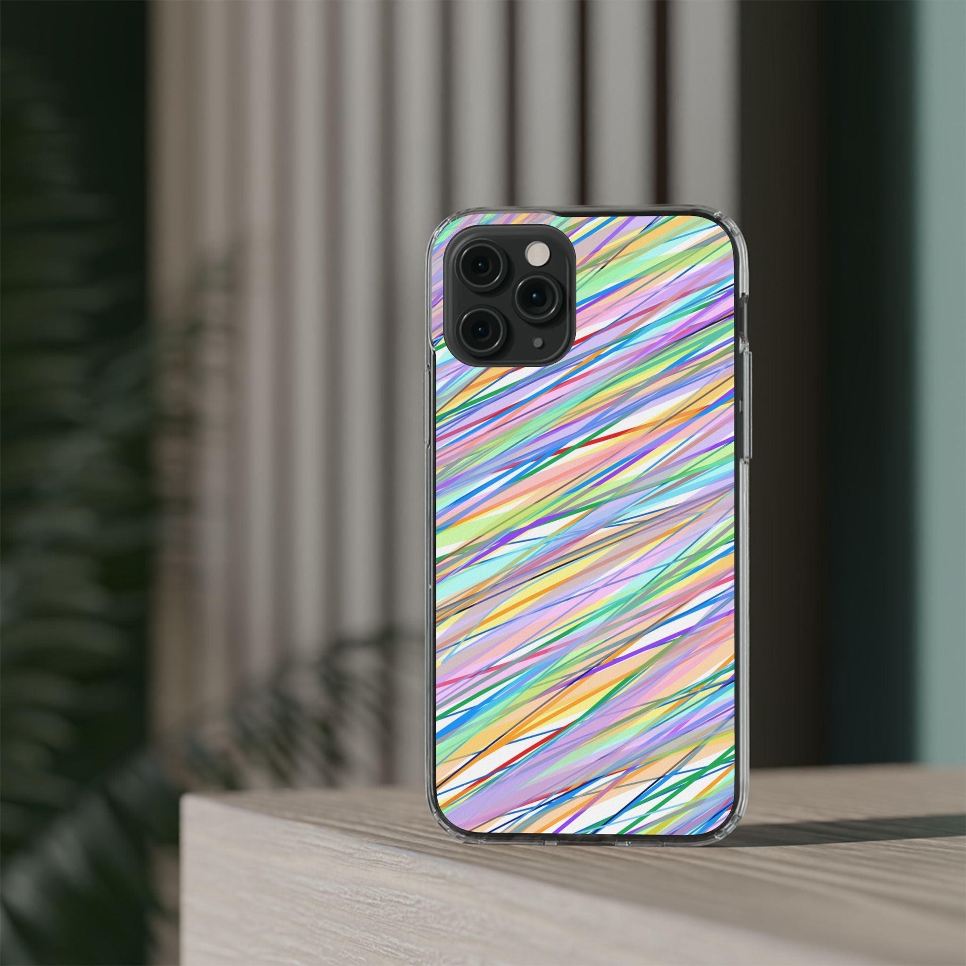 Threads Of Colors Clear Case - covers4phones