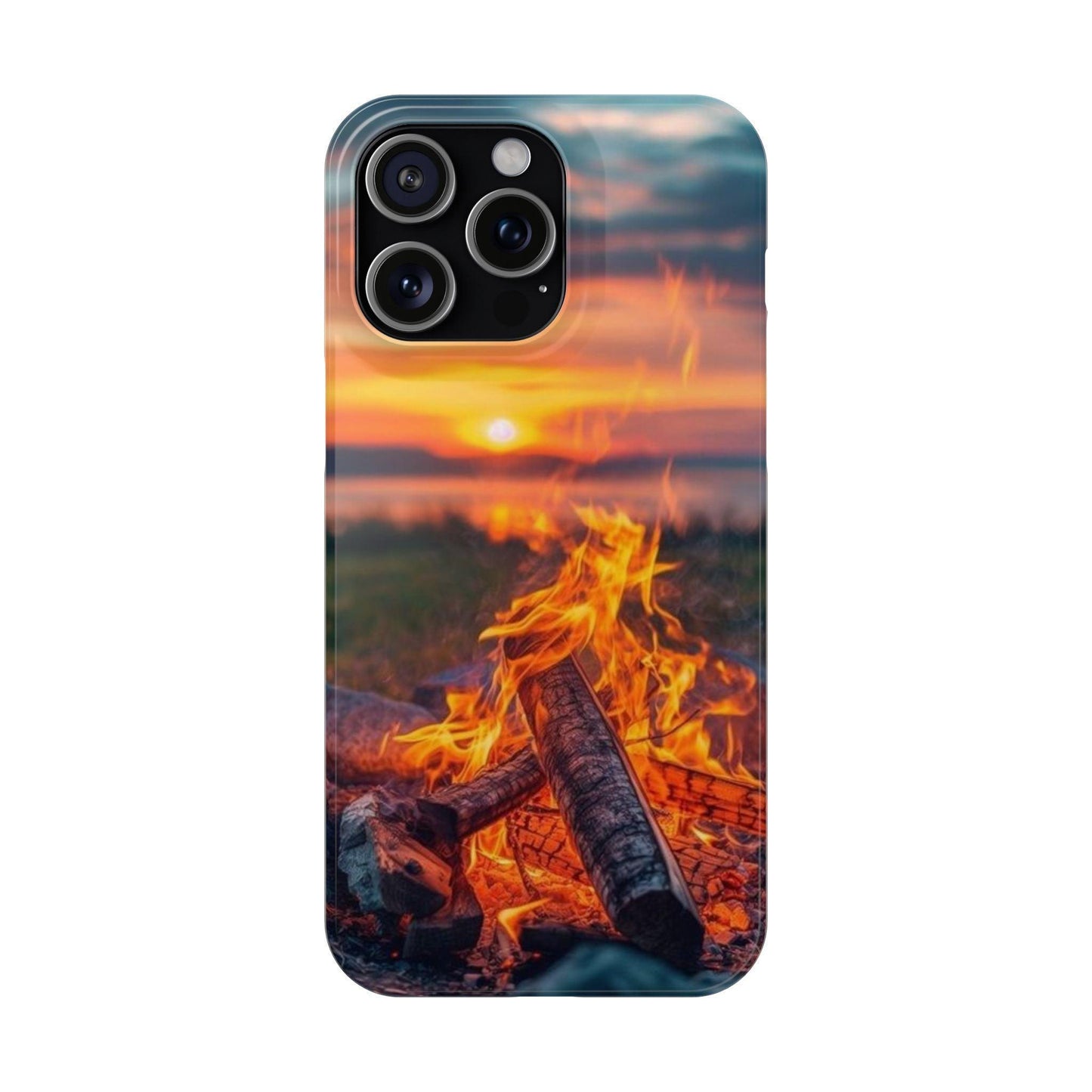 Woodland Fire Phone Case – Warmth of Nature’s Blaze on Your Device - covers4phones