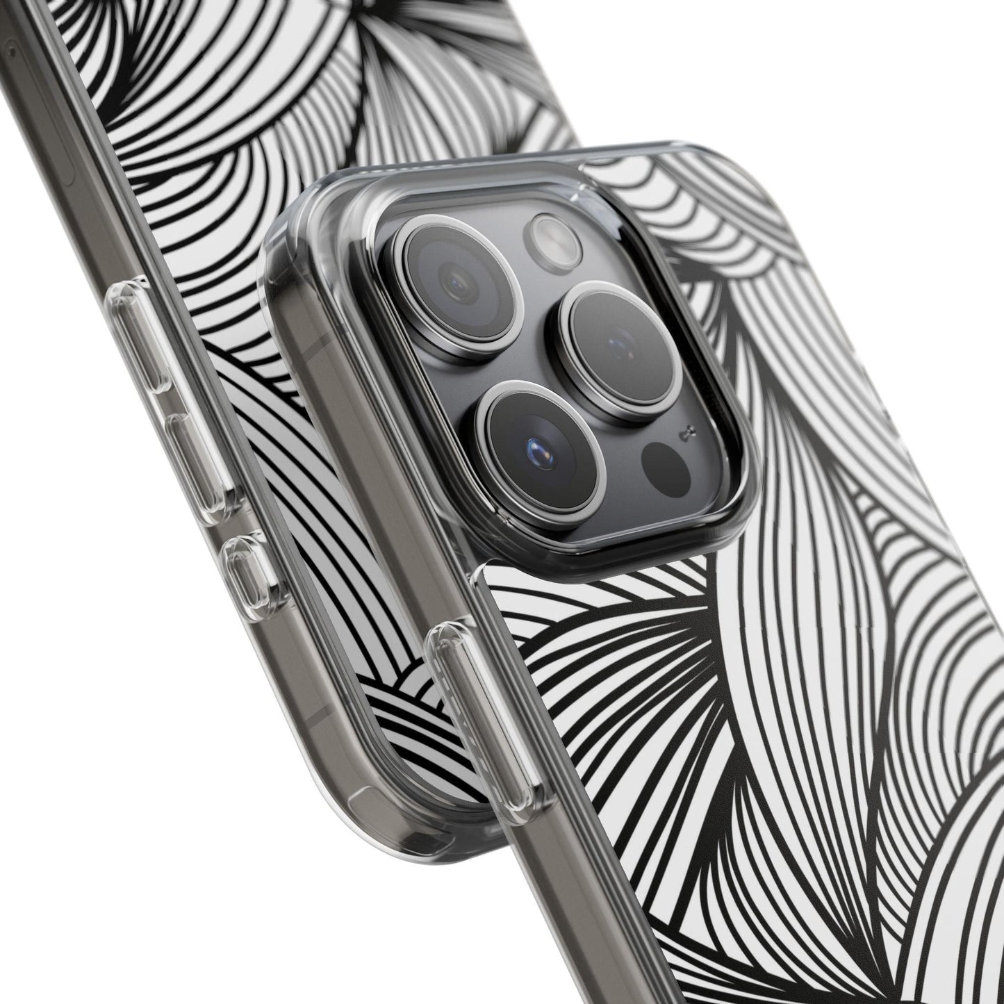 Black and White Illusion Clear Cases - covers4phones