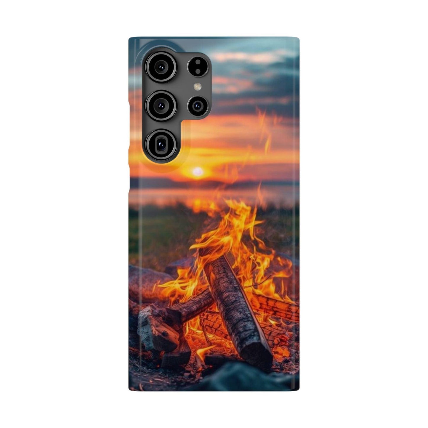 Woodland Fire Phone Case – Warmth of Nature’s Blaze on Your Device - covers4phones