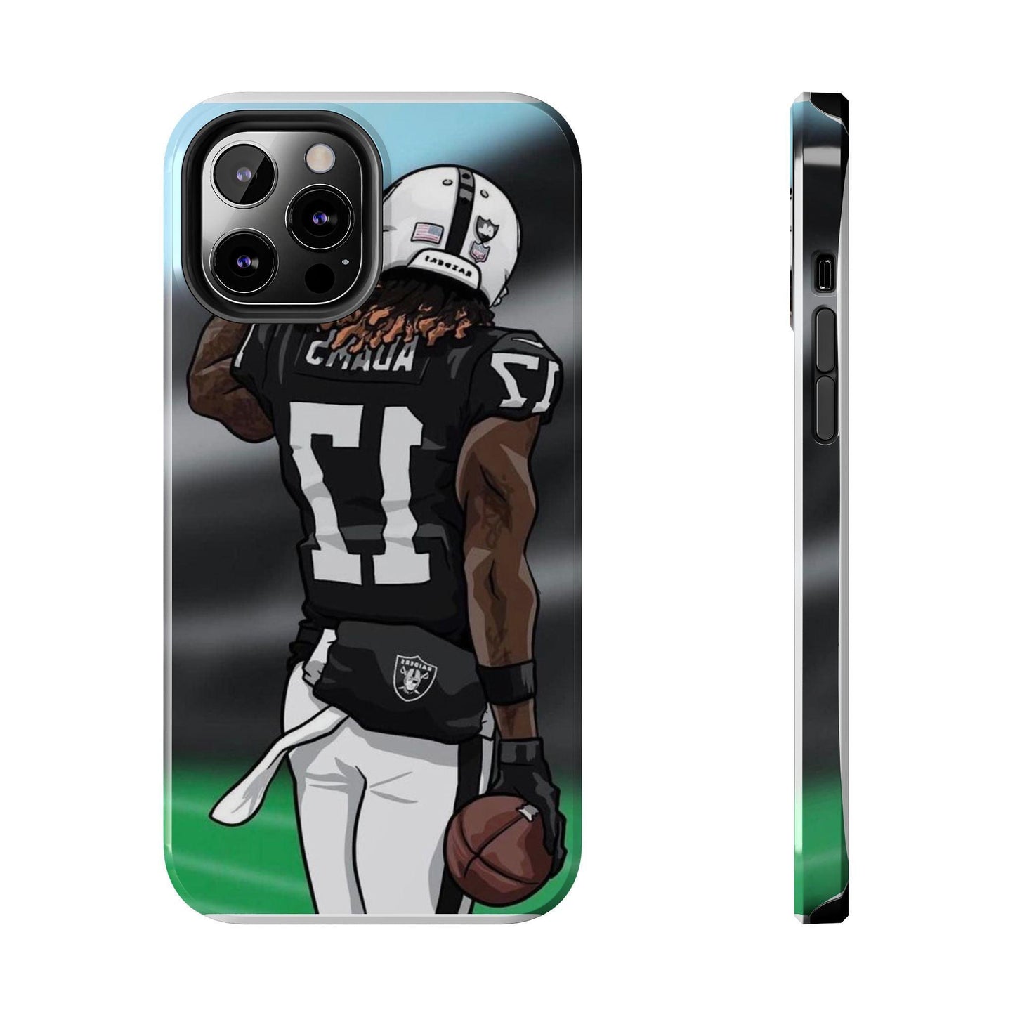 Adam 17 Player Showing Shirt Number Printed Tough Phone Case for iPhone & Samsung Galaxy - Bold Athlete Design - covers4phones