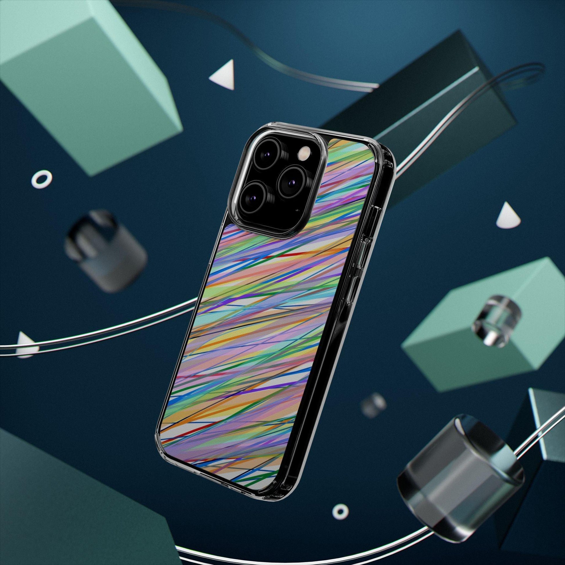 Threads Of Colors Clear Case - covers4phones