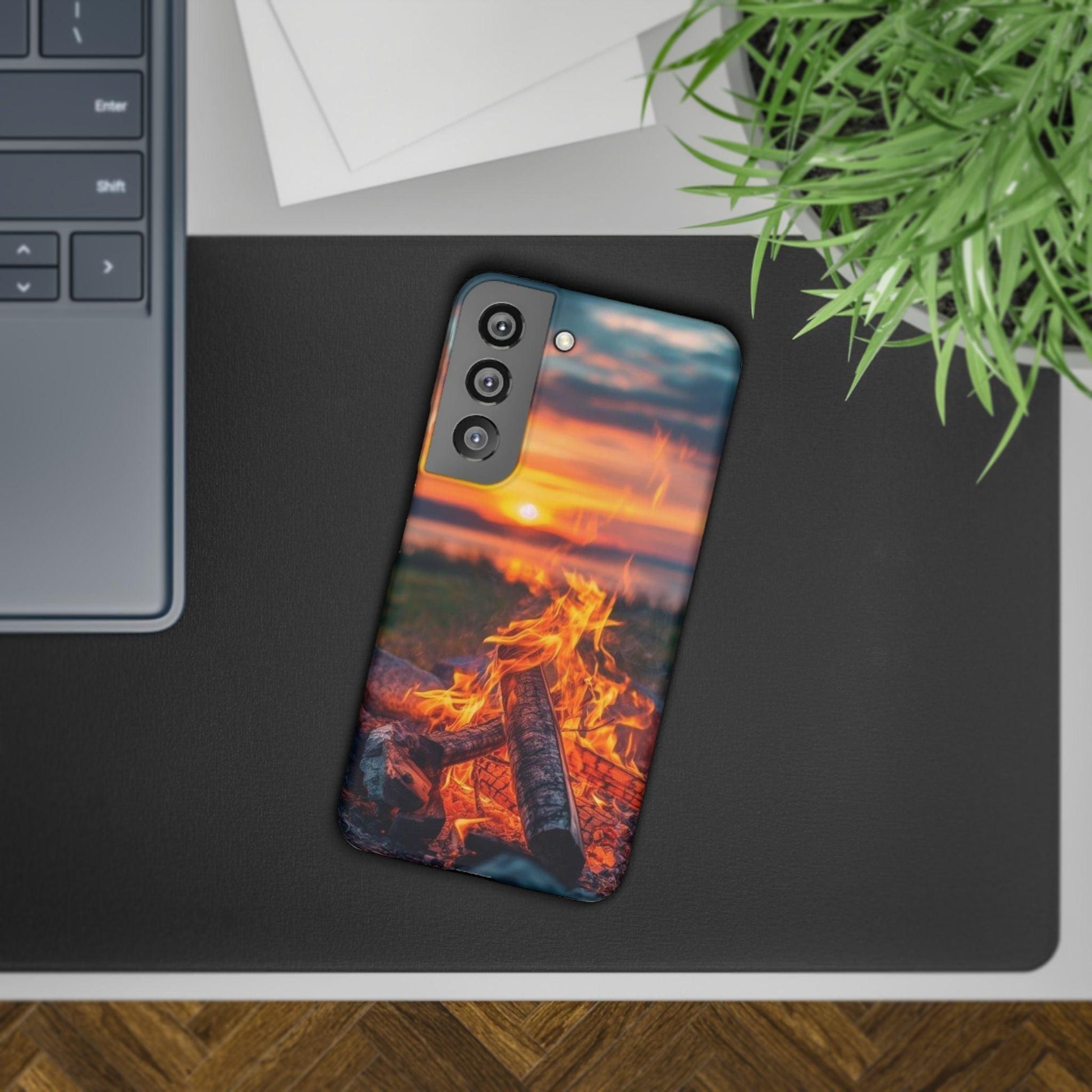 Woodland Fire Phone Case – Warmth of Nature’s Blaze on Your Device - covers4phones
