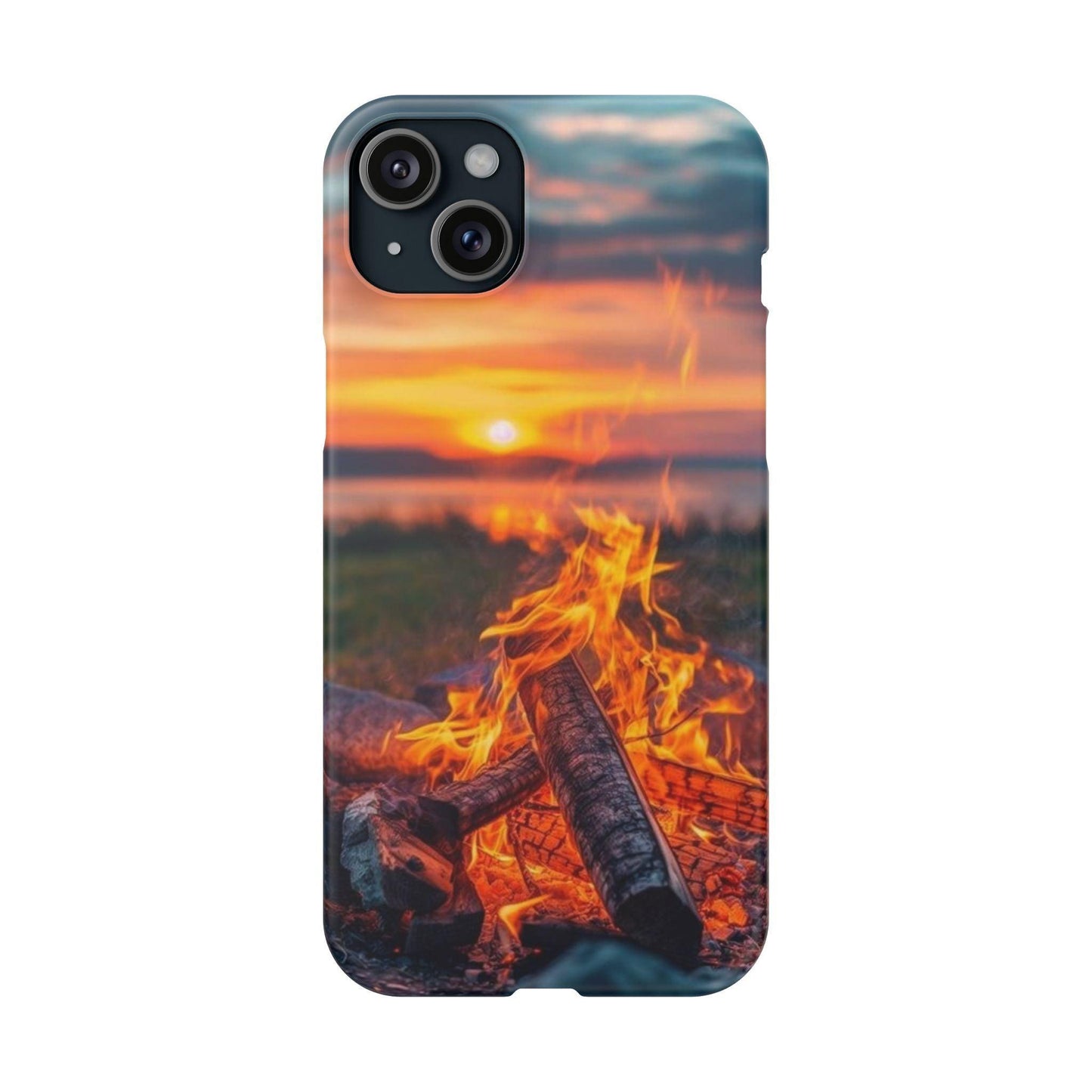 Woodland Fire Phone Case – Warmth of Nature’s Blaze on Your Device - covers4phones