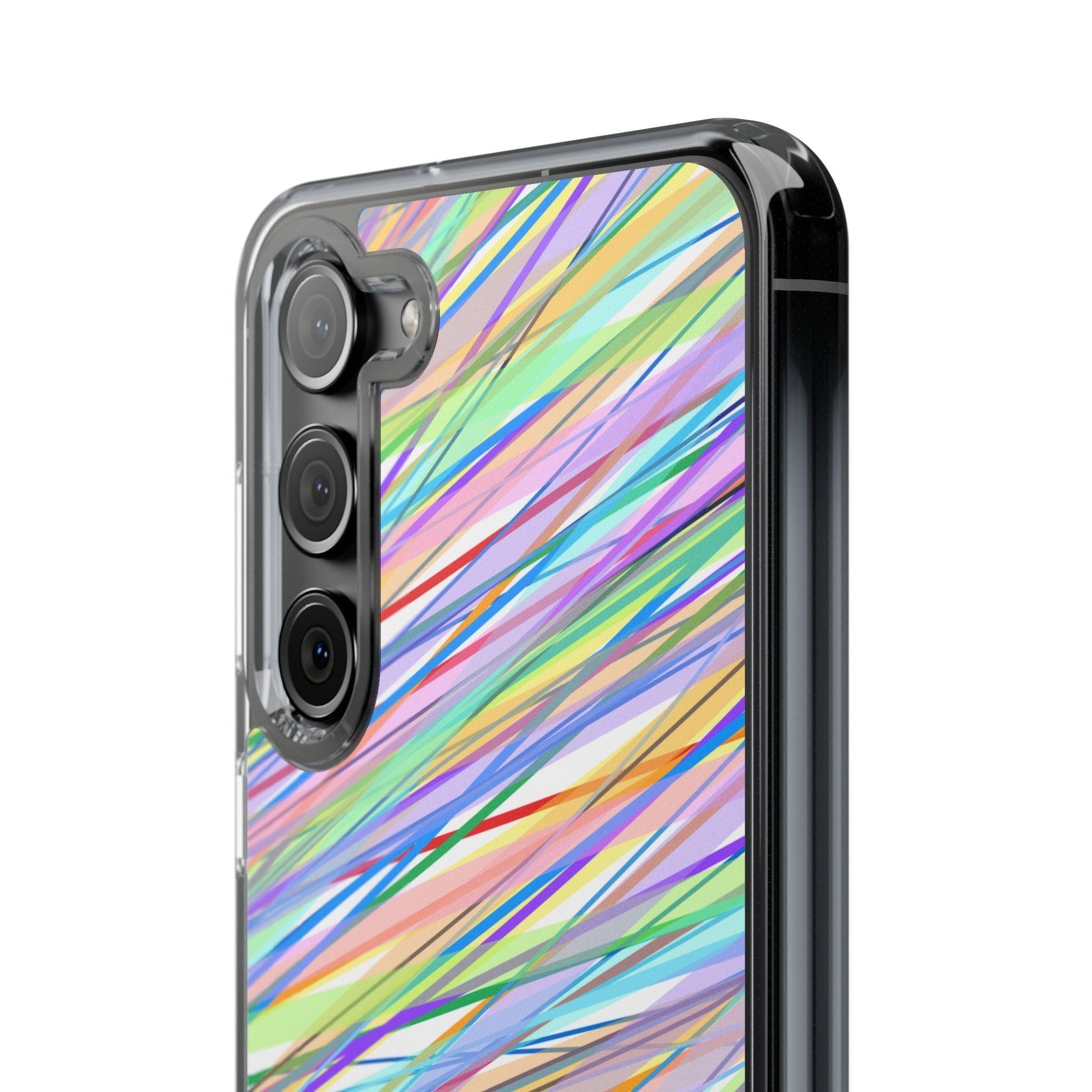Threads Of Colors Clear Case - covers4phones