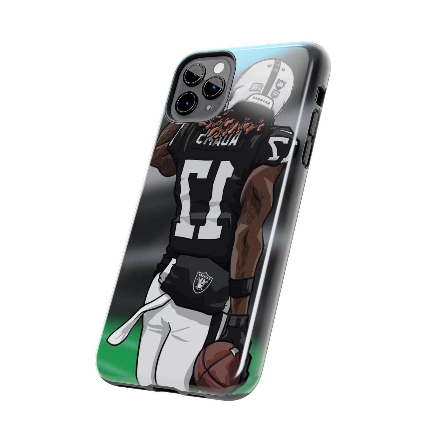 Adam 17 Player Showing Shirt Number Printed Tough Phone Case for iPhone & Samsung Galaxy - Bold Athlete Design - covers4phones