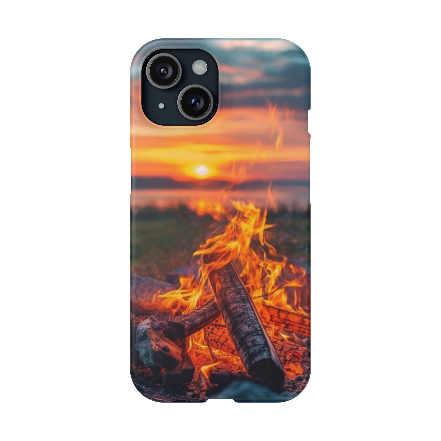 Woodland Fire Phone Case – Warmth of Nature’s Blaze on Your Device - covers4phones
