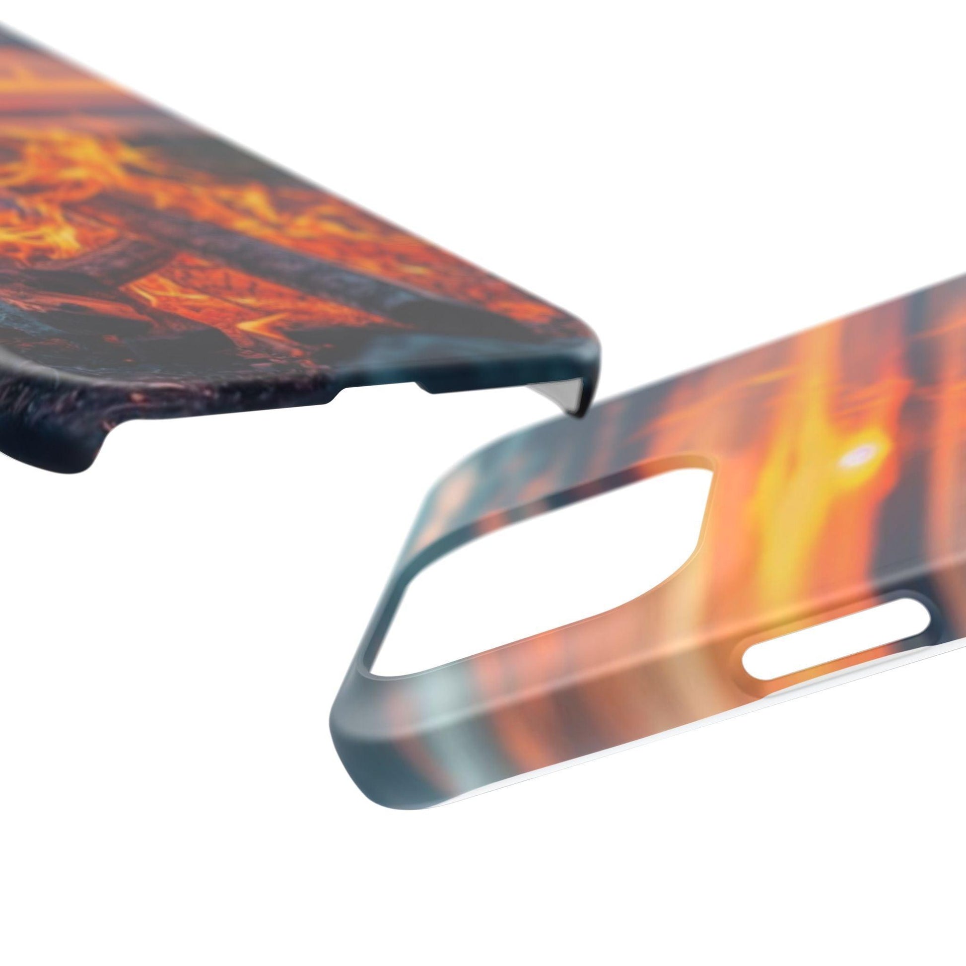 Woodland Fire Phone Case – Warmth of Nature’s Blaze on Your Device - covers4phones