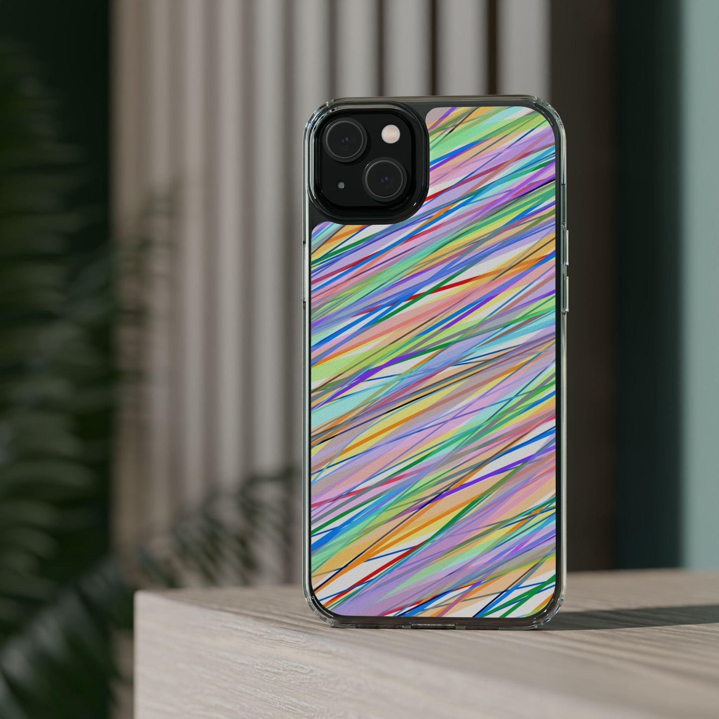 Threads Of Colors Clear Case - covers4phones