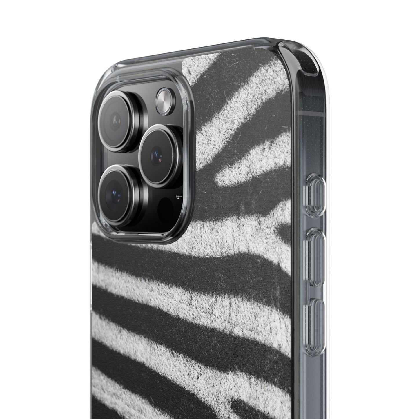Clear Cases Black and White Zebra Stripes - covers4phones