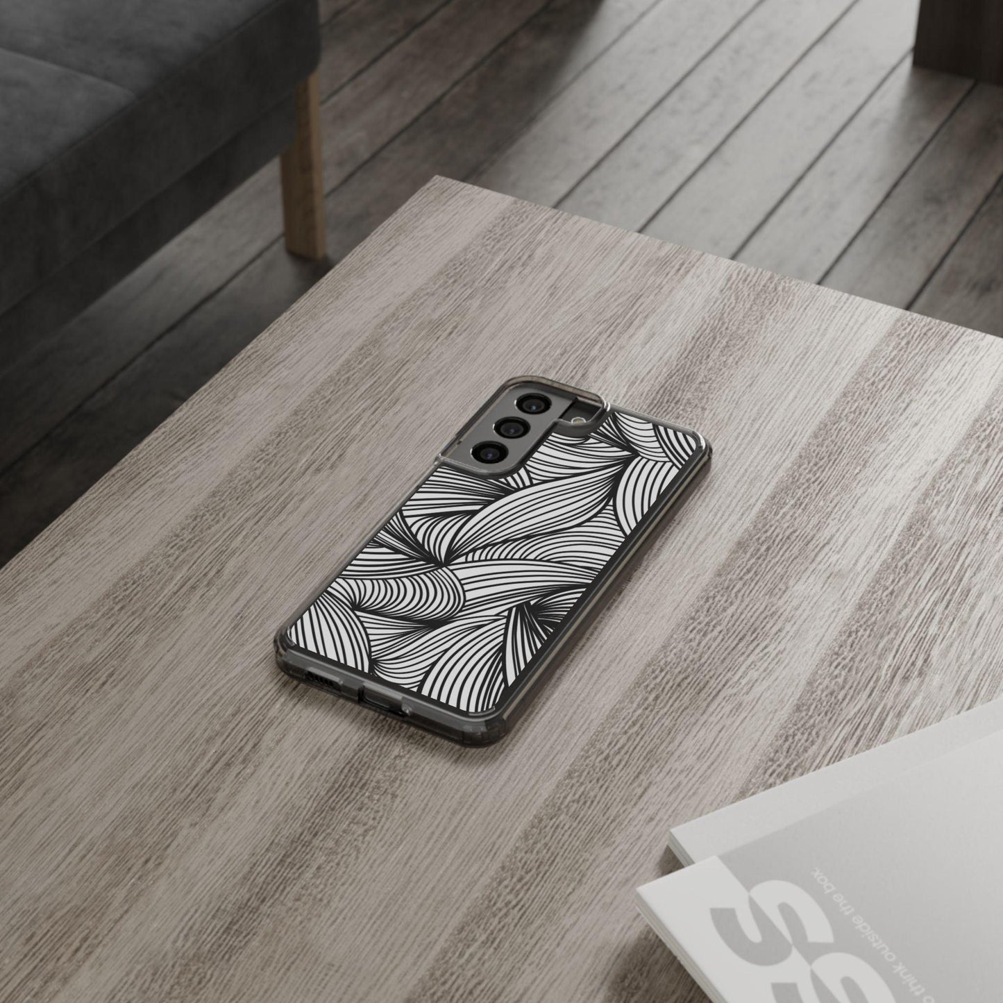 Black and White Illusion Clear Cases - covers4phones