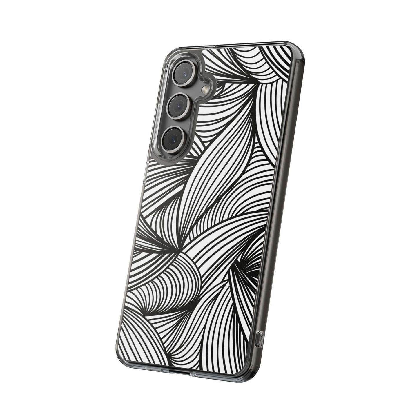 Black and White Illusion Clear Cases - covers4phones
