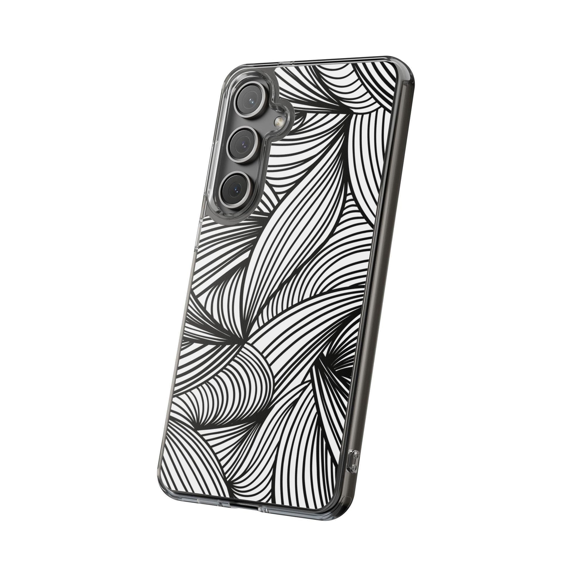 Black and White Illusion Clear Cases - covers4phones
