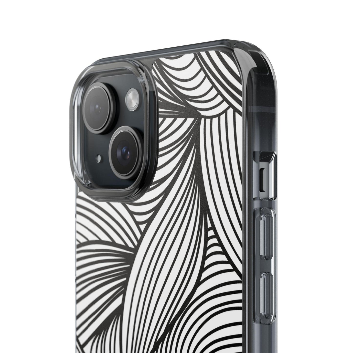 Black and White Illusion Clear Cases - covers4phones