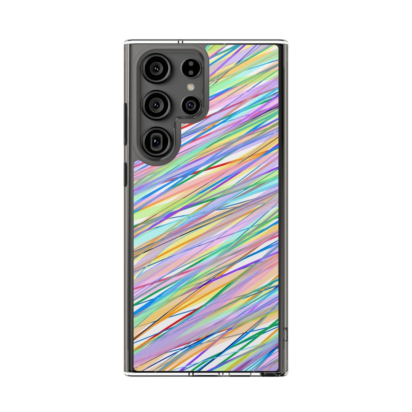 Threads Of Colors Clear Case - covers4phones