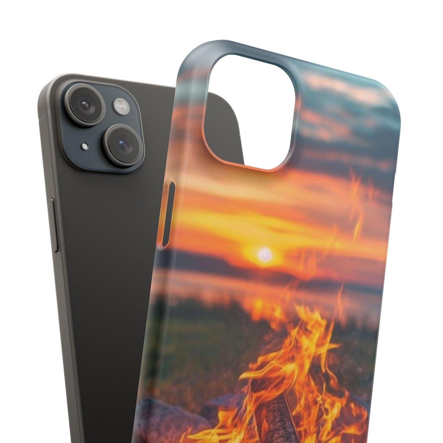 Woodland Fire Phone Case – Warmth of Nature’s Blaze on Your Device - covers4phones