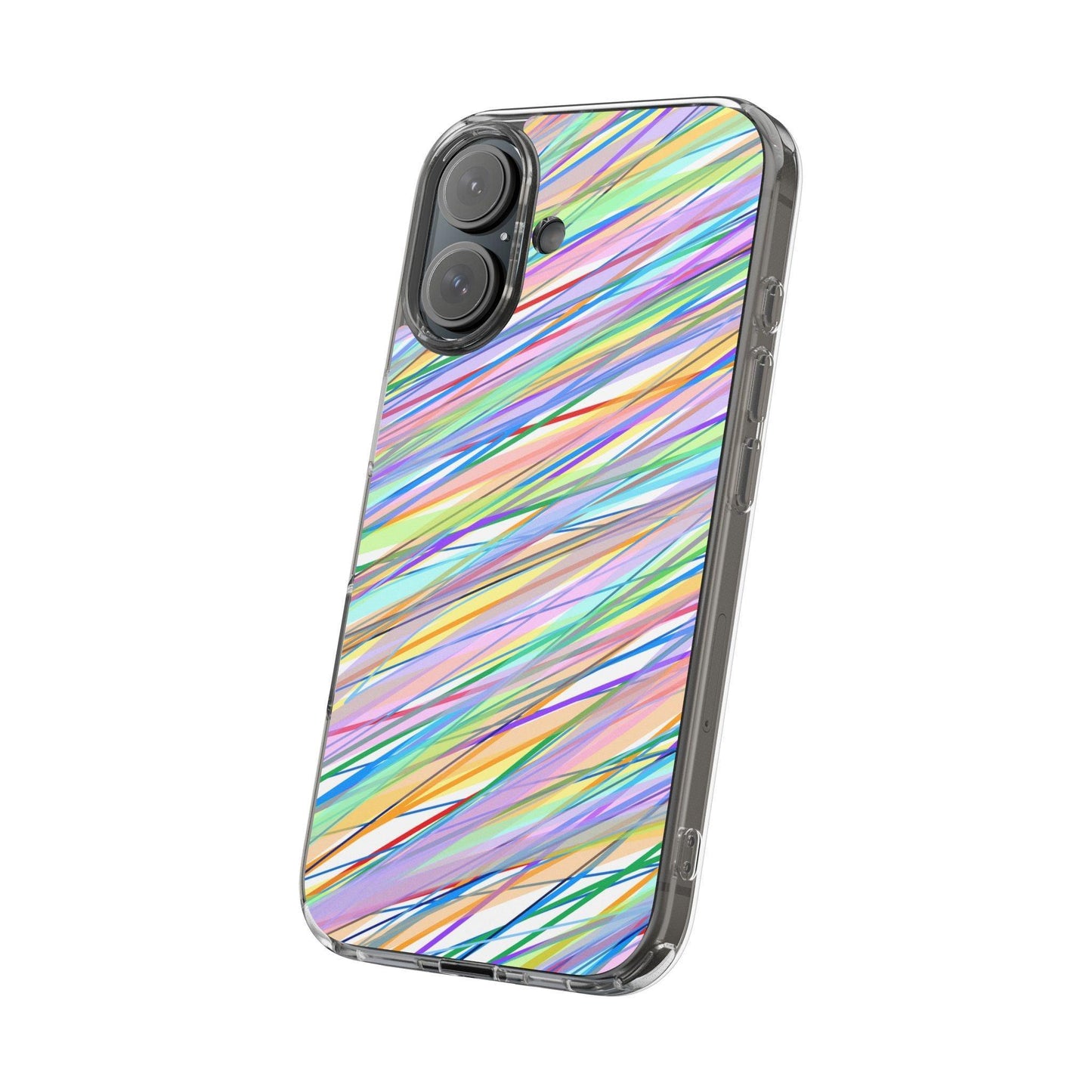 Threads Of Colors Clear Case - covers4phones